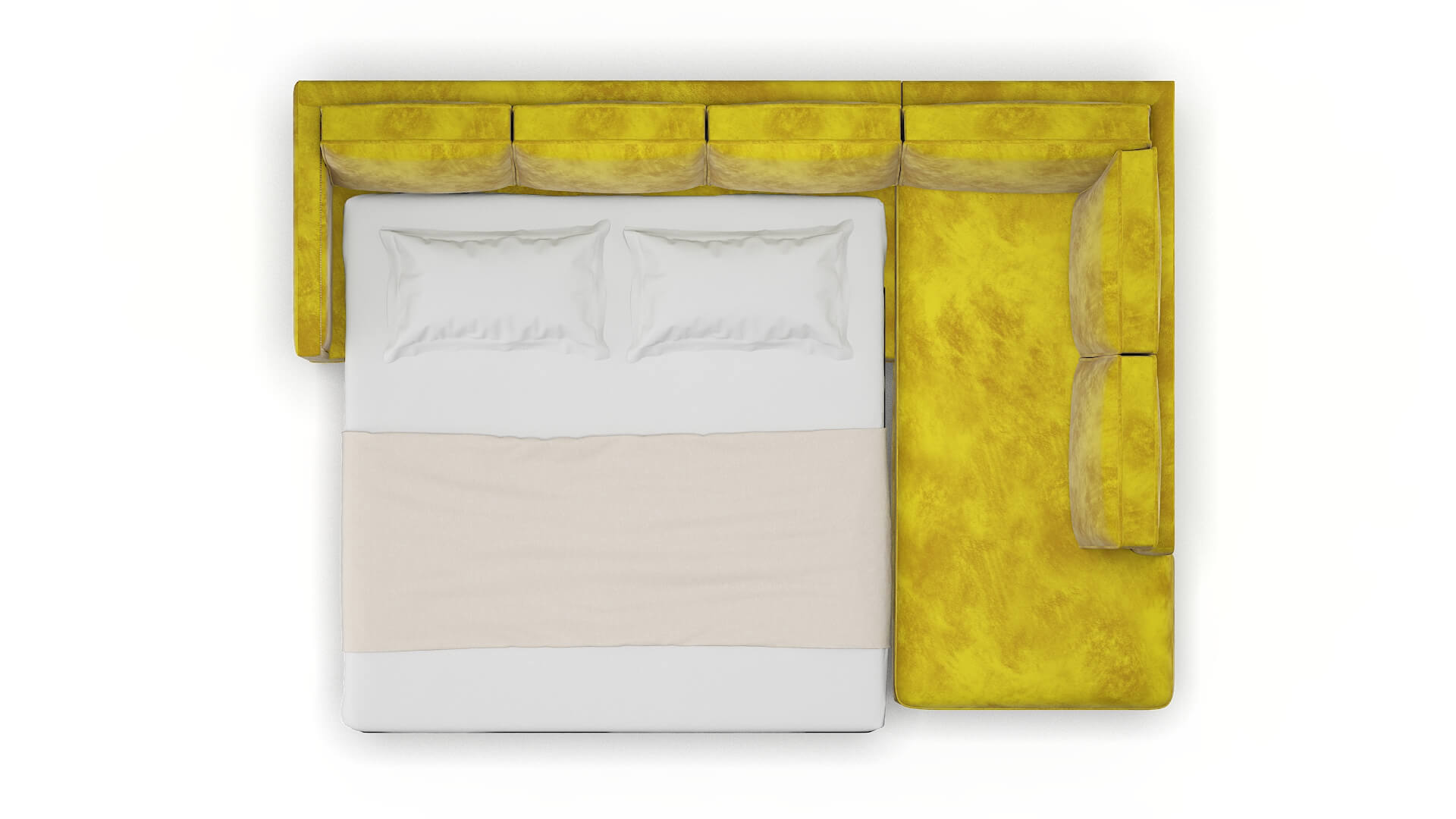 Alps Quartz 402 Panel Sleeper Espresso legs 3