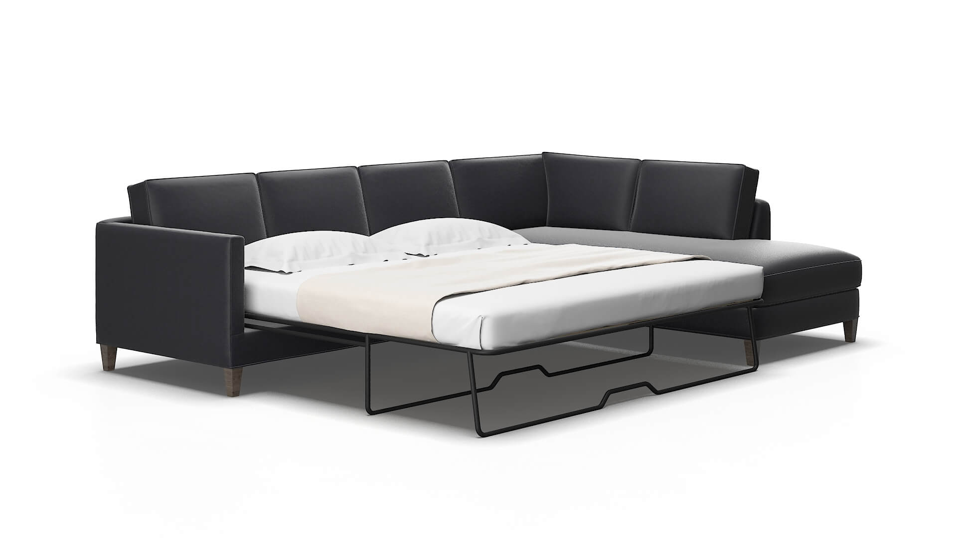 Alps Redondo navy Panel sleeper Espresso Legs  2