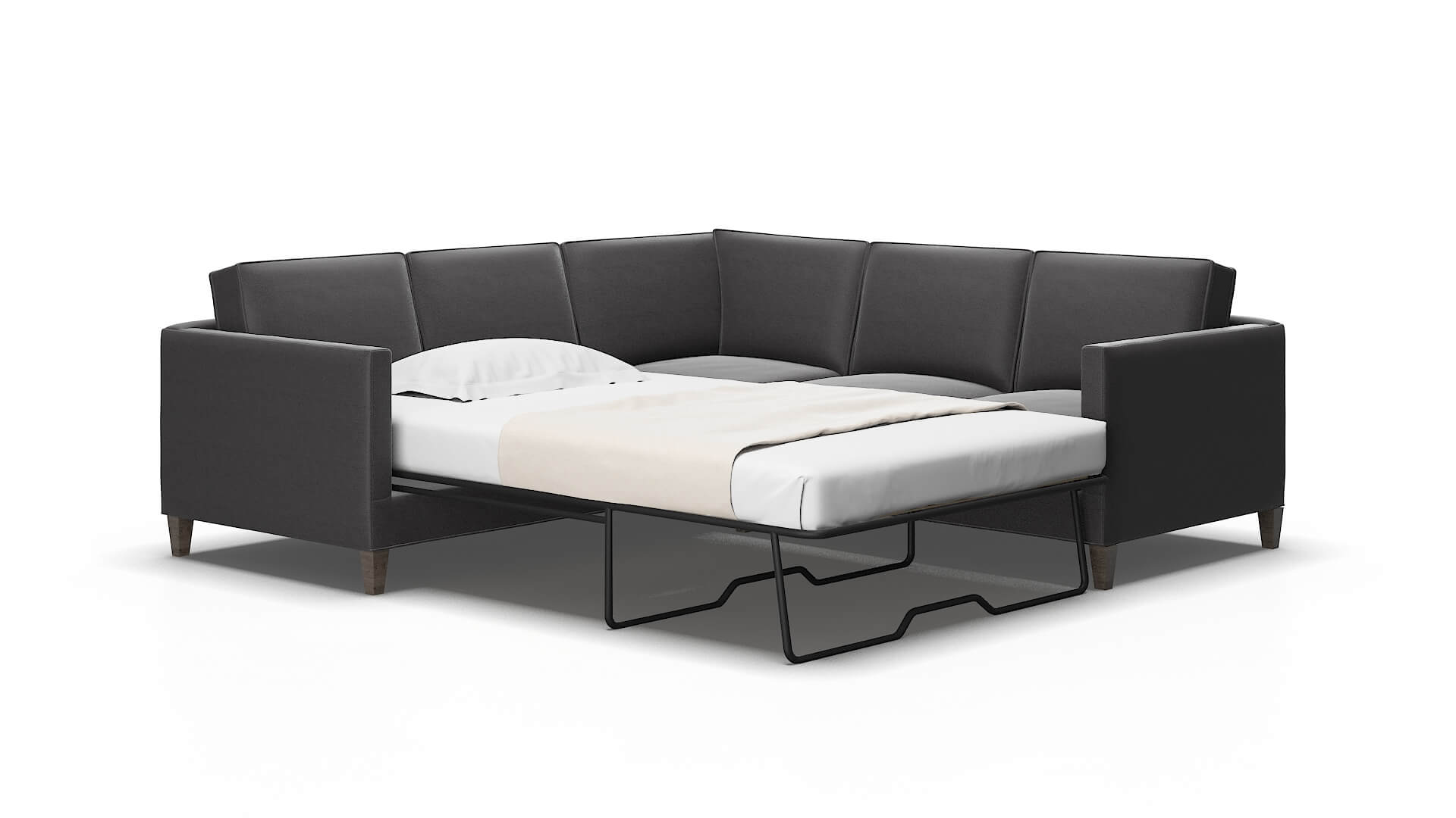 Alps Royale eclipse Sectional sleeper Espresso Legs  2