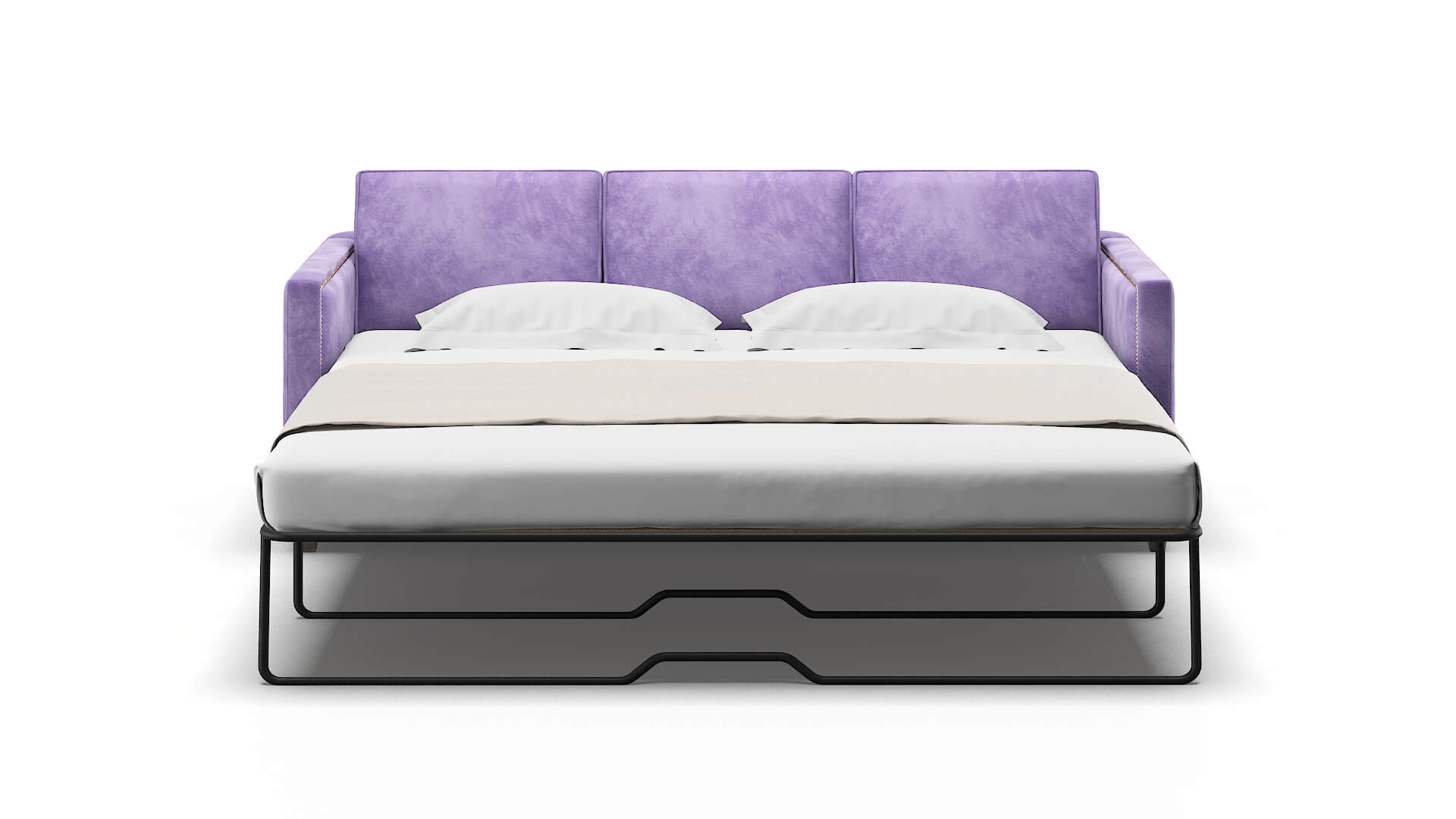 Alps Royale Lavender Sofa Sleeper Espresso legs 1