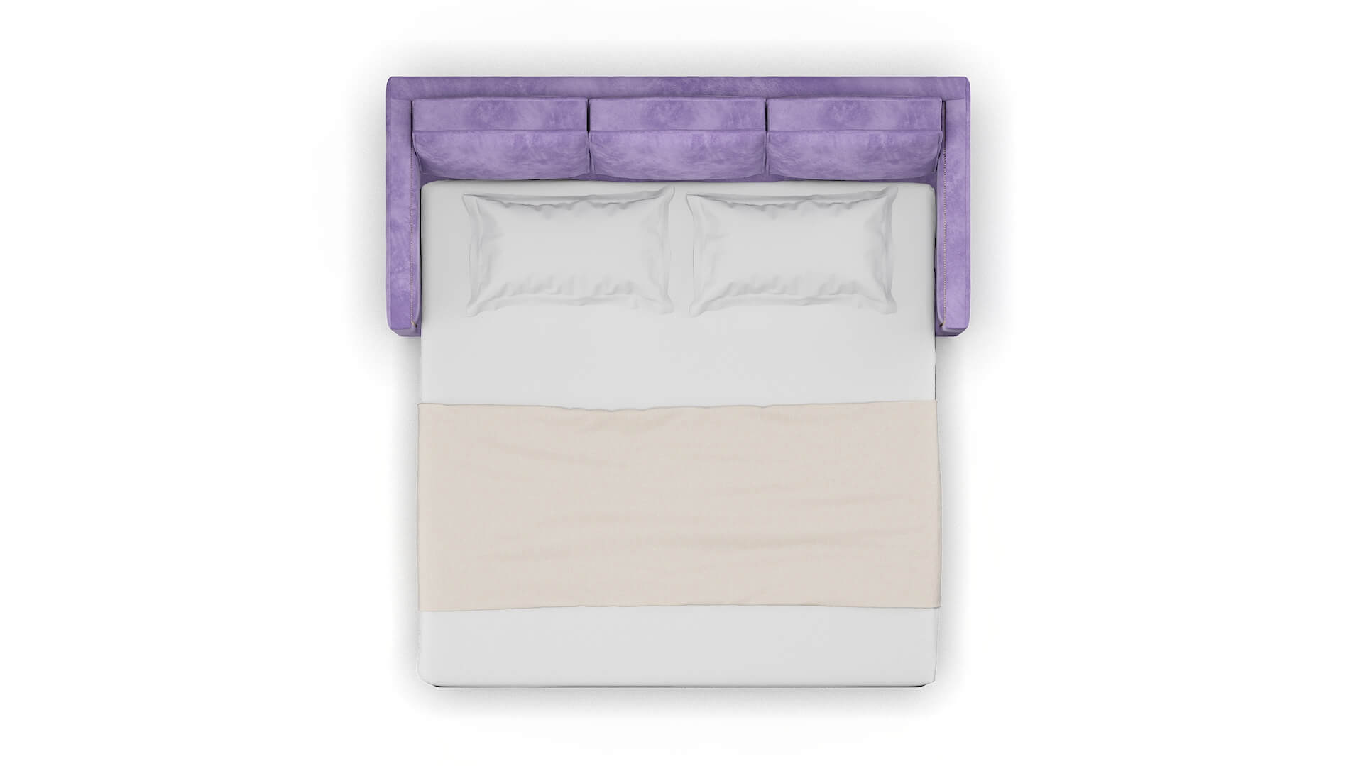 Alps Royale Lavender Sofa Sleeper Espresso legs 3