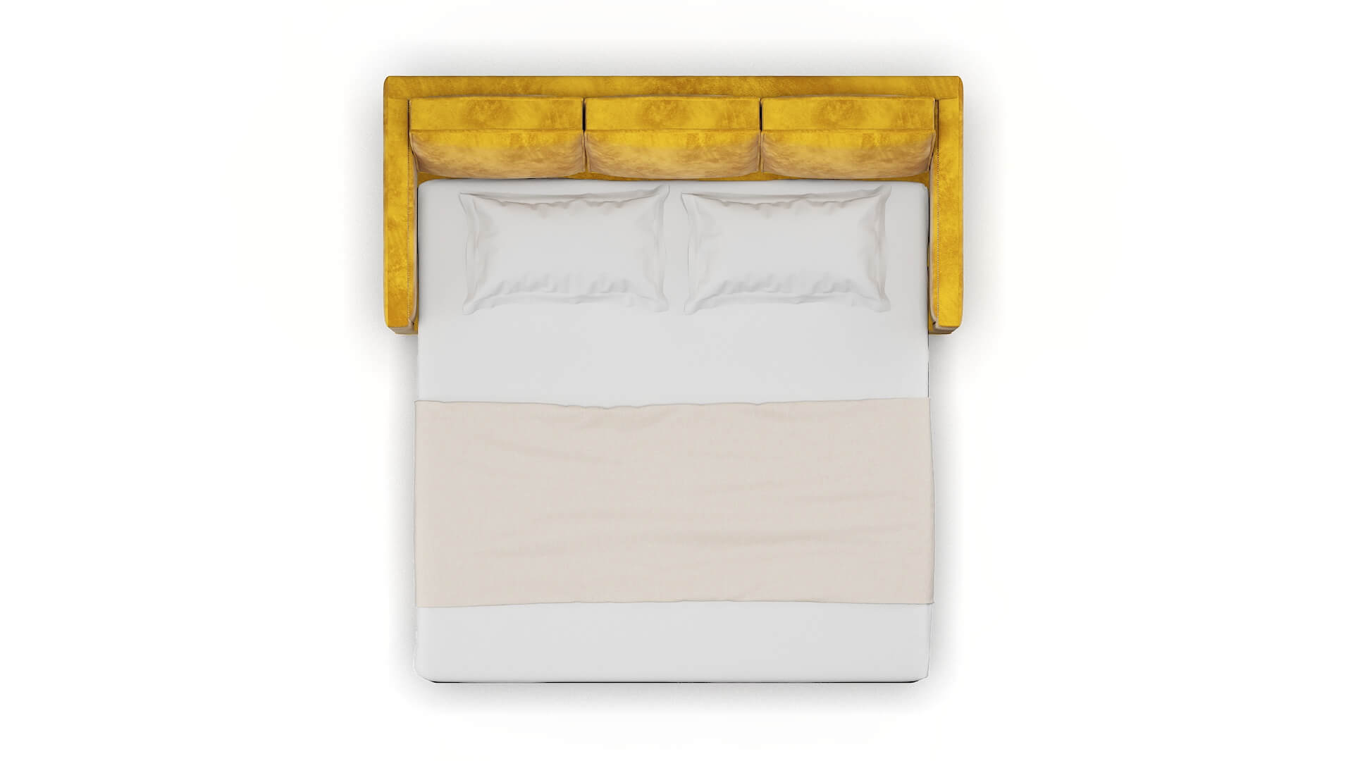 Alps Royale Marigold Sofa Sleeper Espresso legs 3