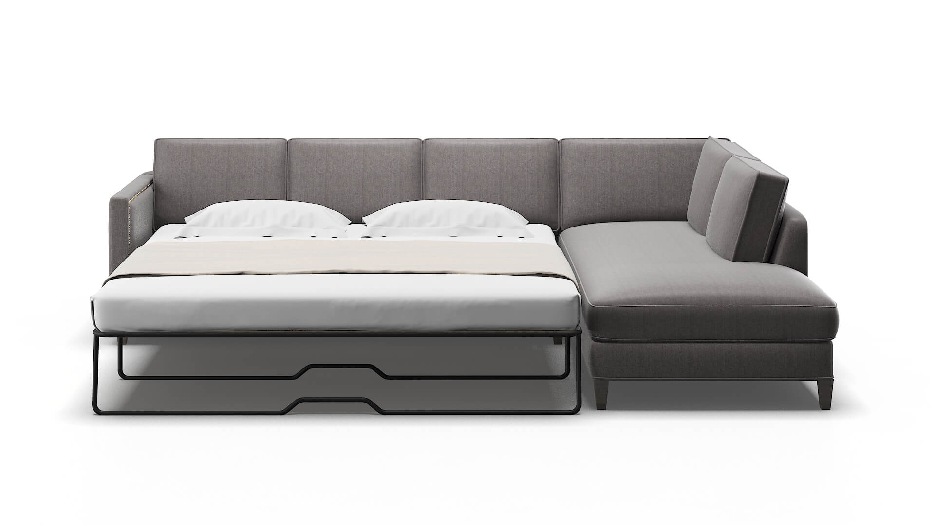 Alps Sasha Granite Panel Sleeper Espresso legs 1