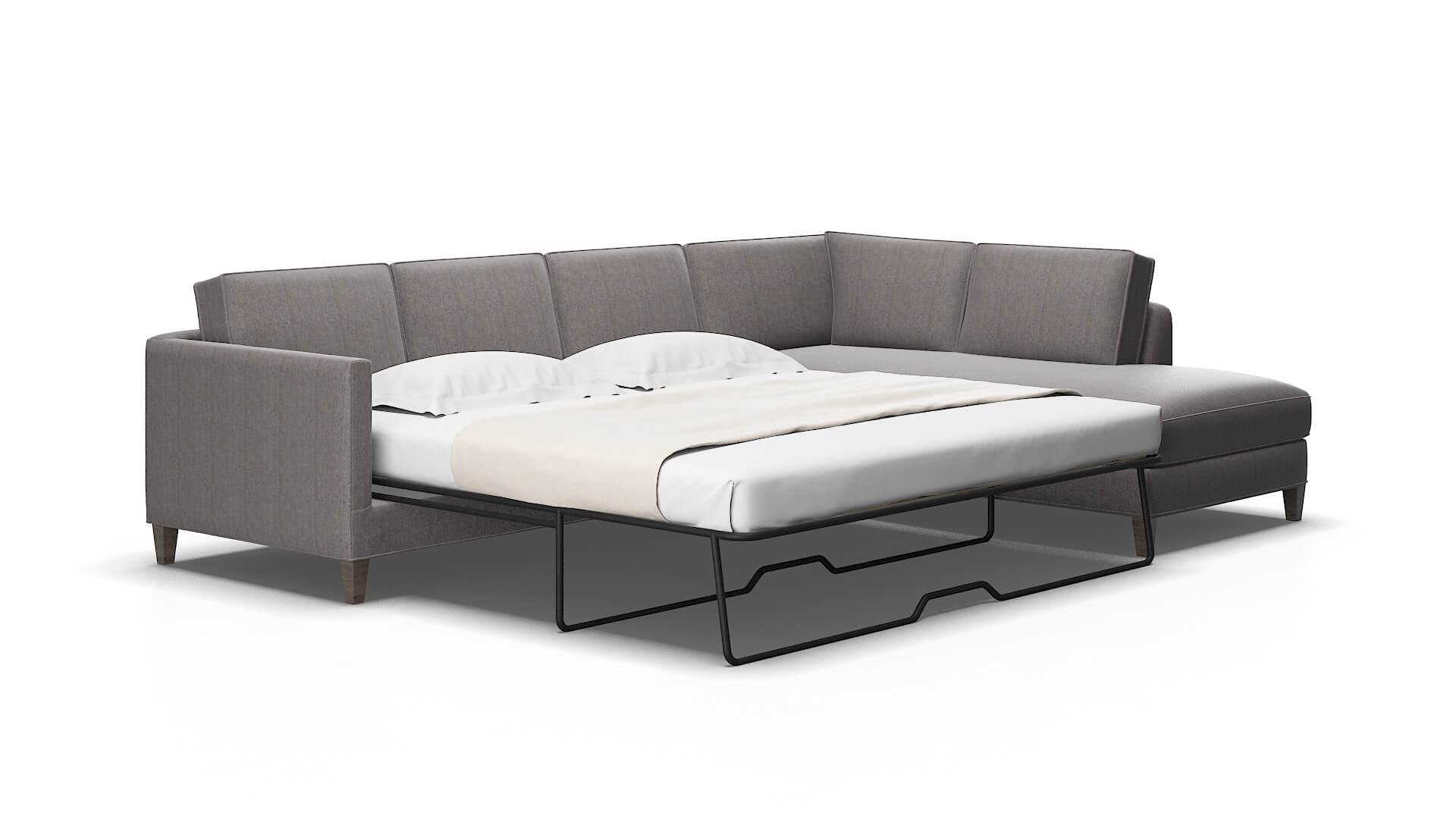 Alps Sasha Granite Panel Sleeper Espresso legs 2