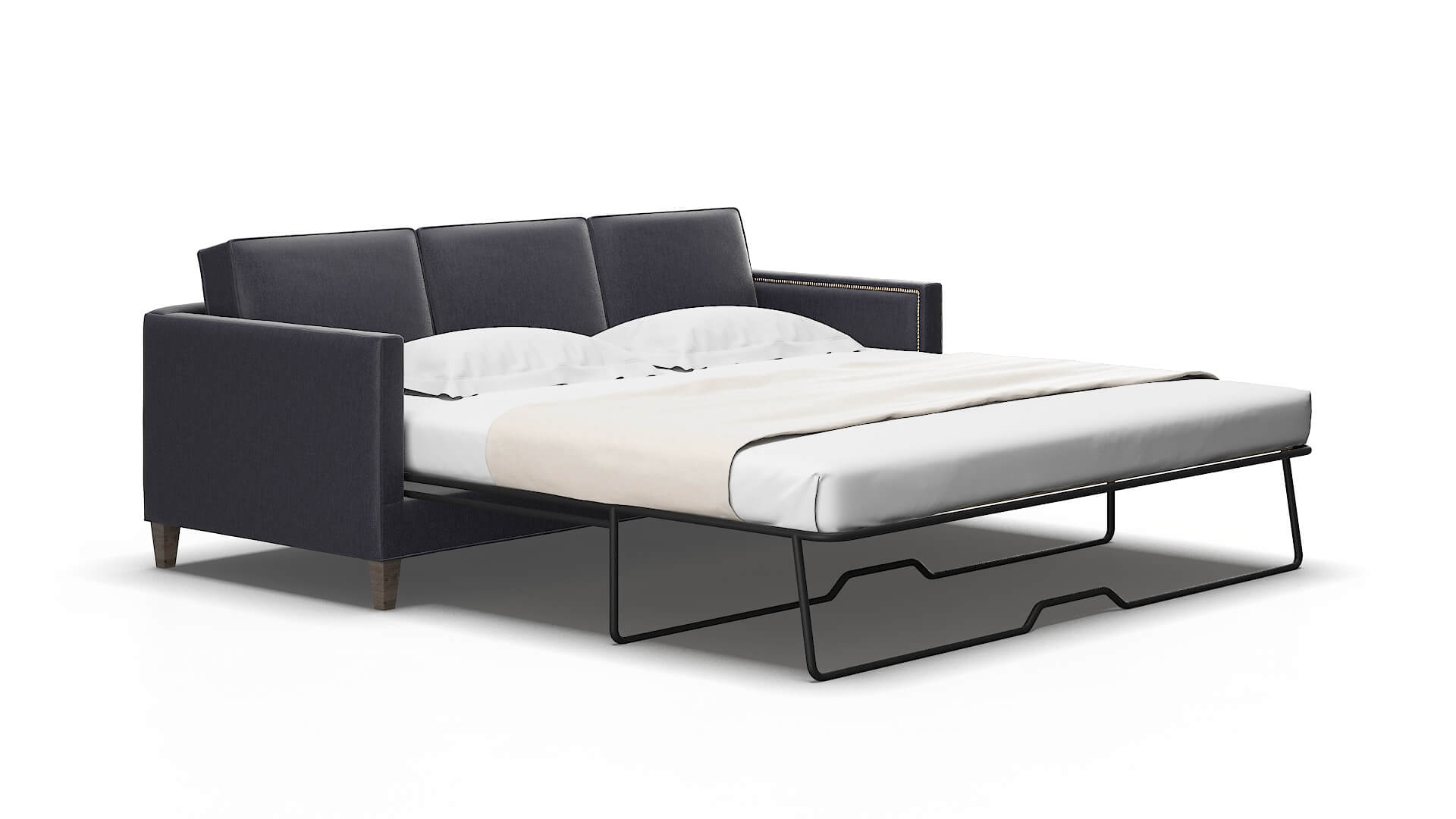 Alps Sasha navy Sofa sleeper Espresso Legs  2