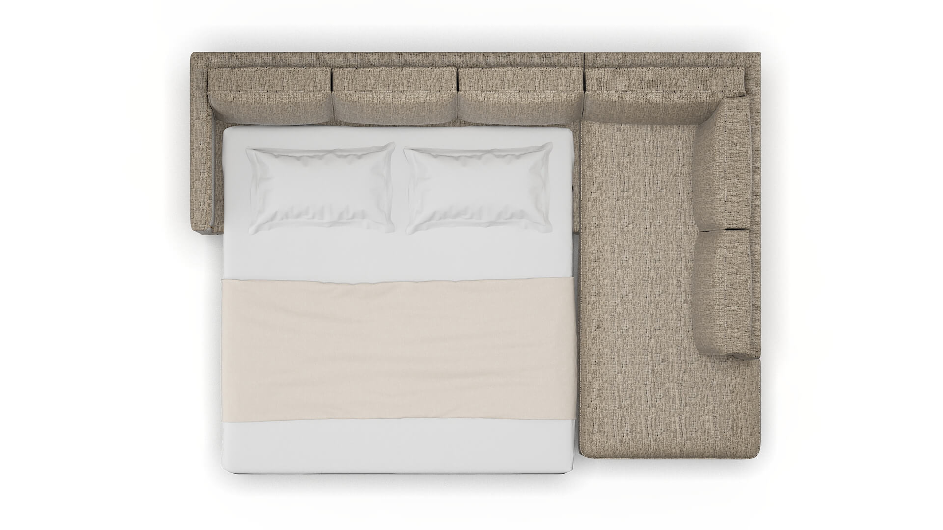 Alps Solifestyle 51 Panel Sleeper Espresso legs 3