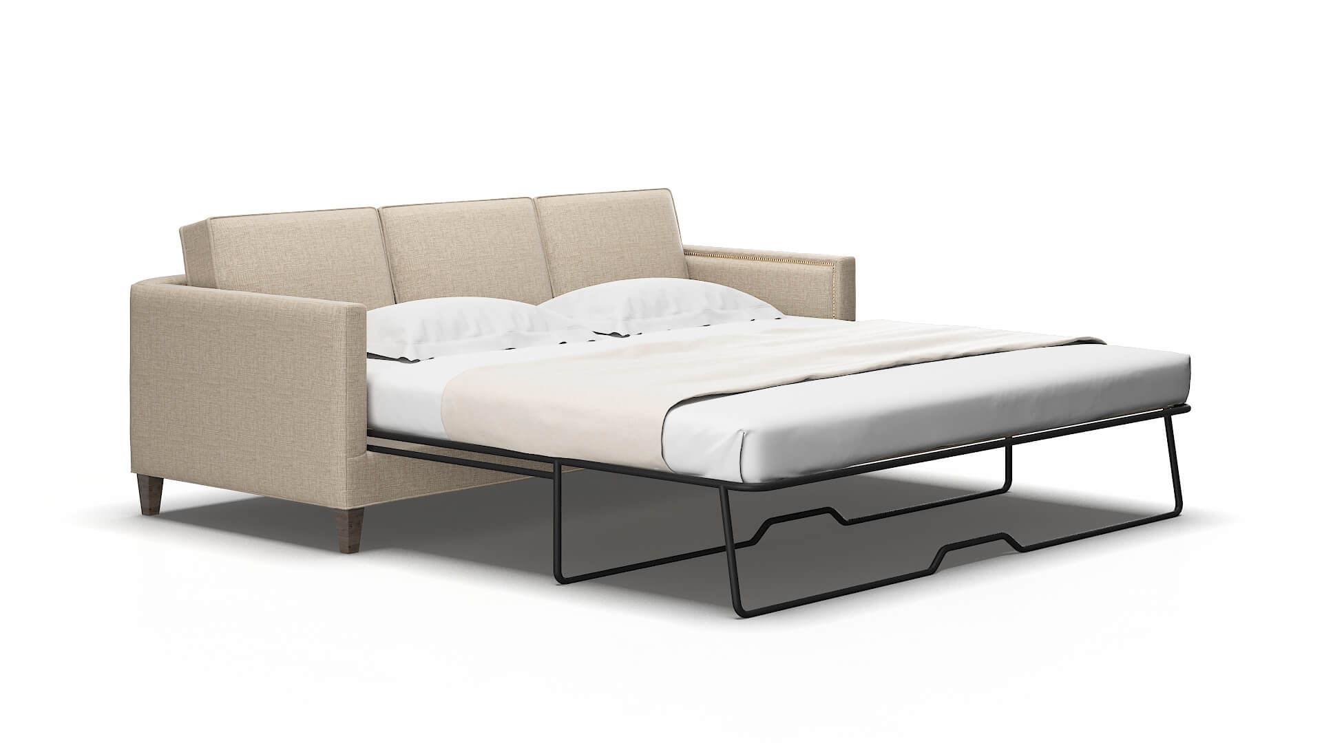 Alps Sosoftness 74 Sofa sleeper Espresso Legs  2