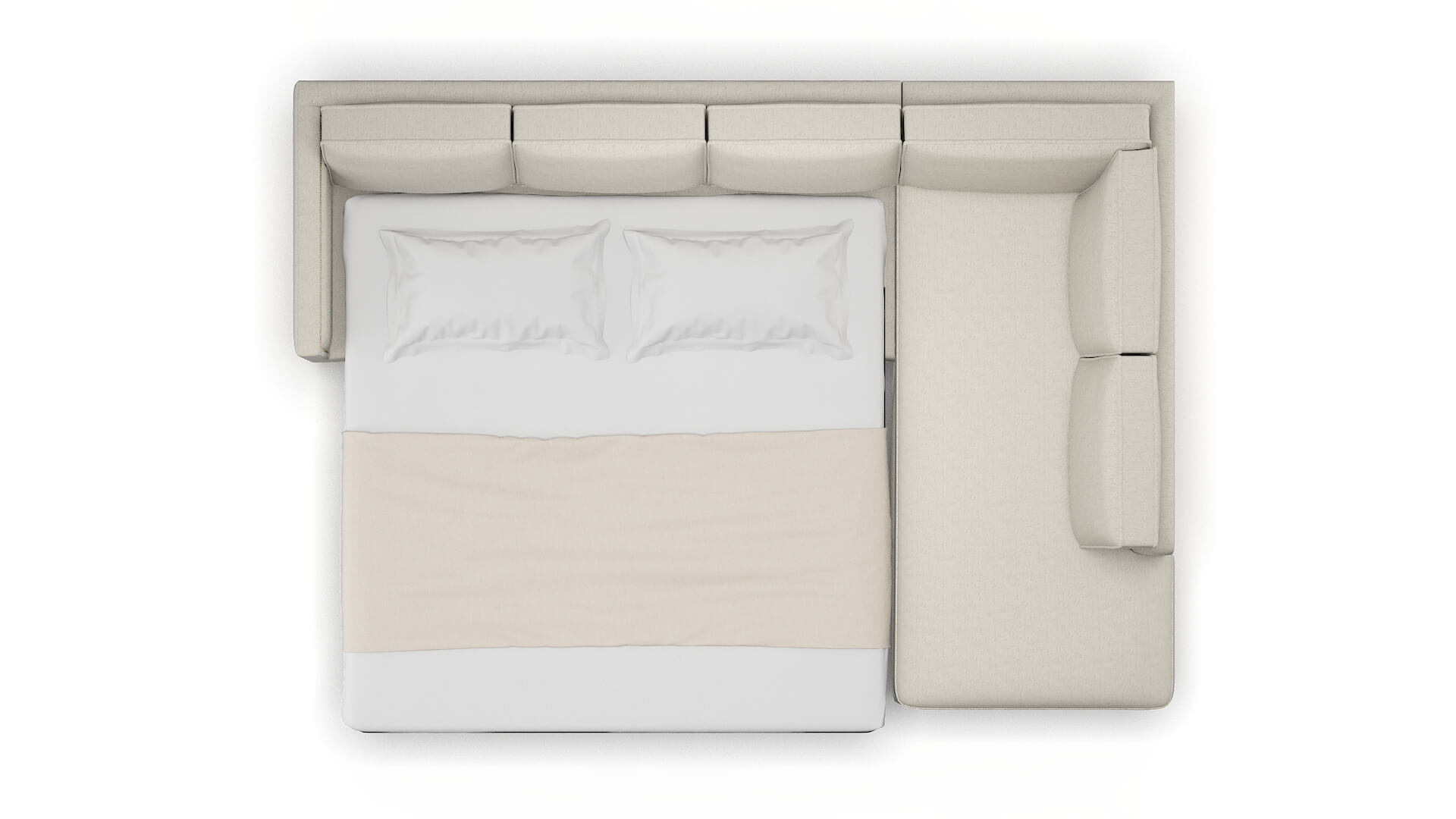 Alps Terrain Natural Panel Sleeper Espresso legs 3