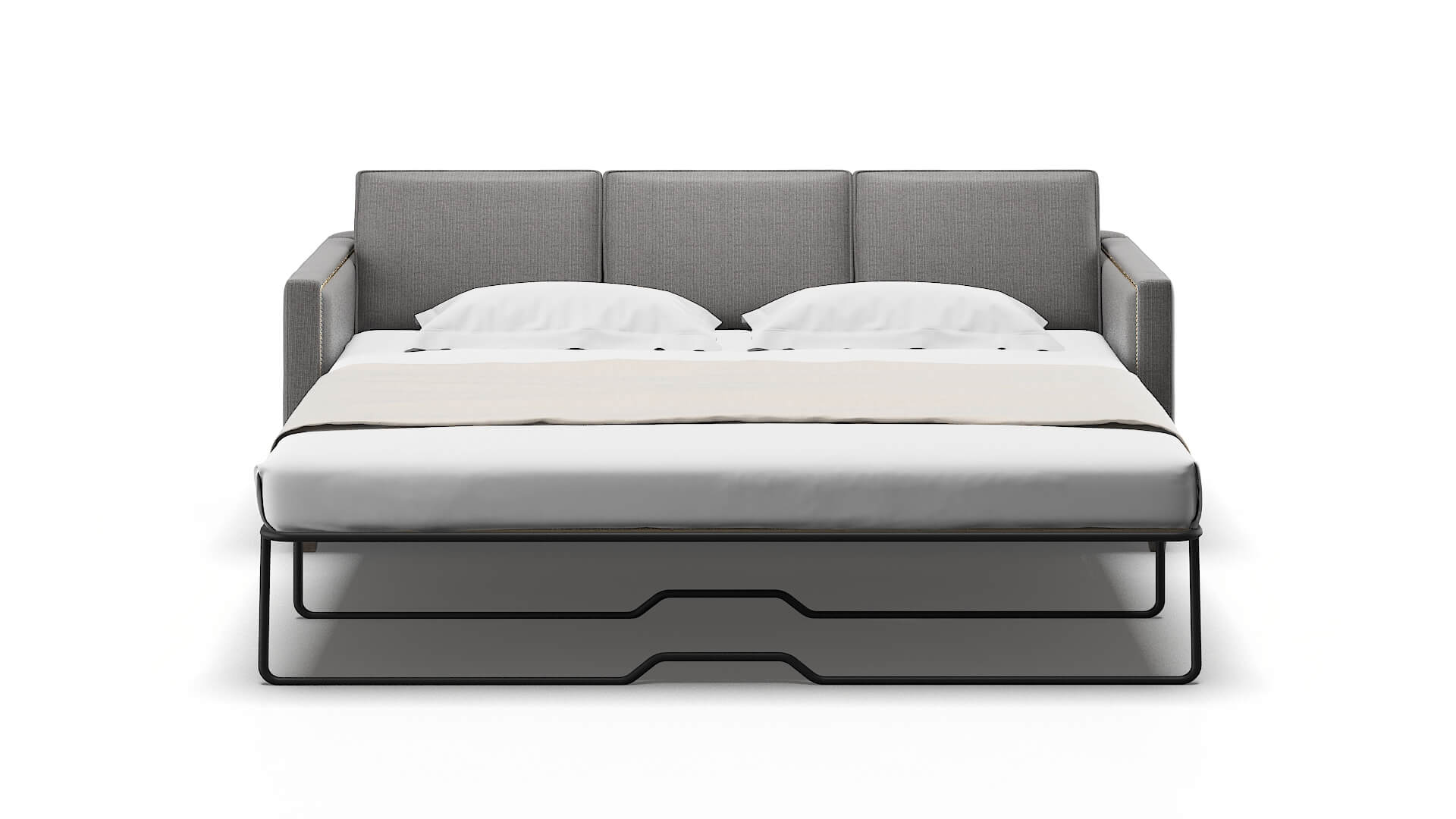 Alps Terrain Oatmeal Sofa Sleeper Espresso legs 1