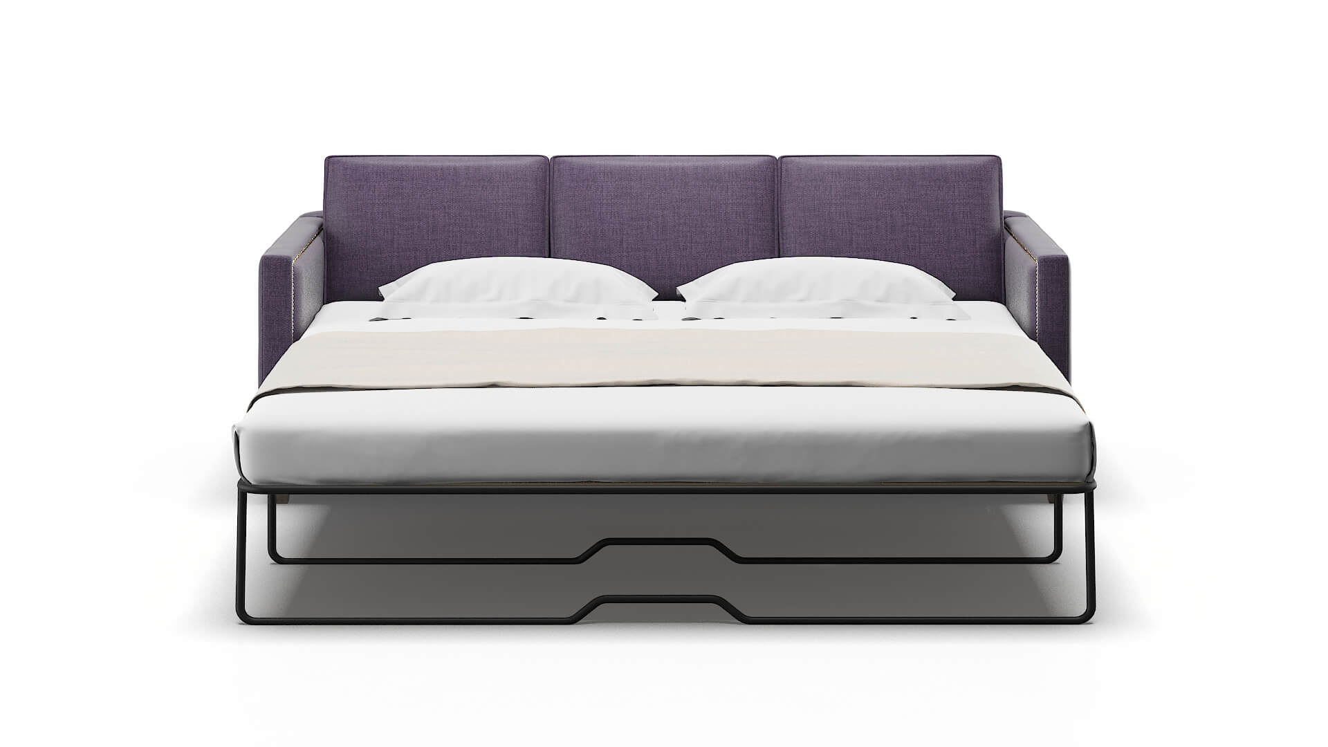 Alps Tess Blackberry Sofa Sleeper Espresso legs 1