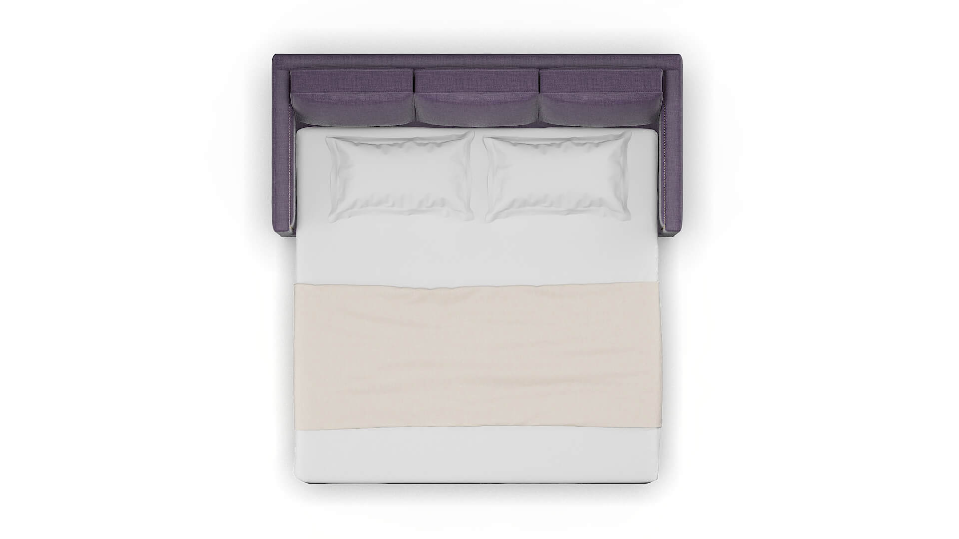 Alps Tess Blackberry Sofa Sleeper Espresso legs 3