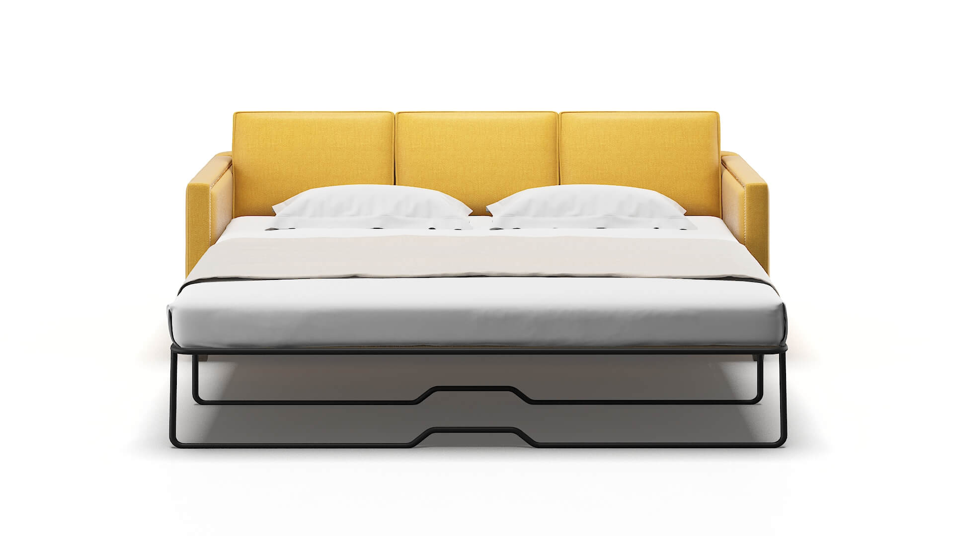 Alps Tess Turmeric Sofa Sleeper Espresso legs 1