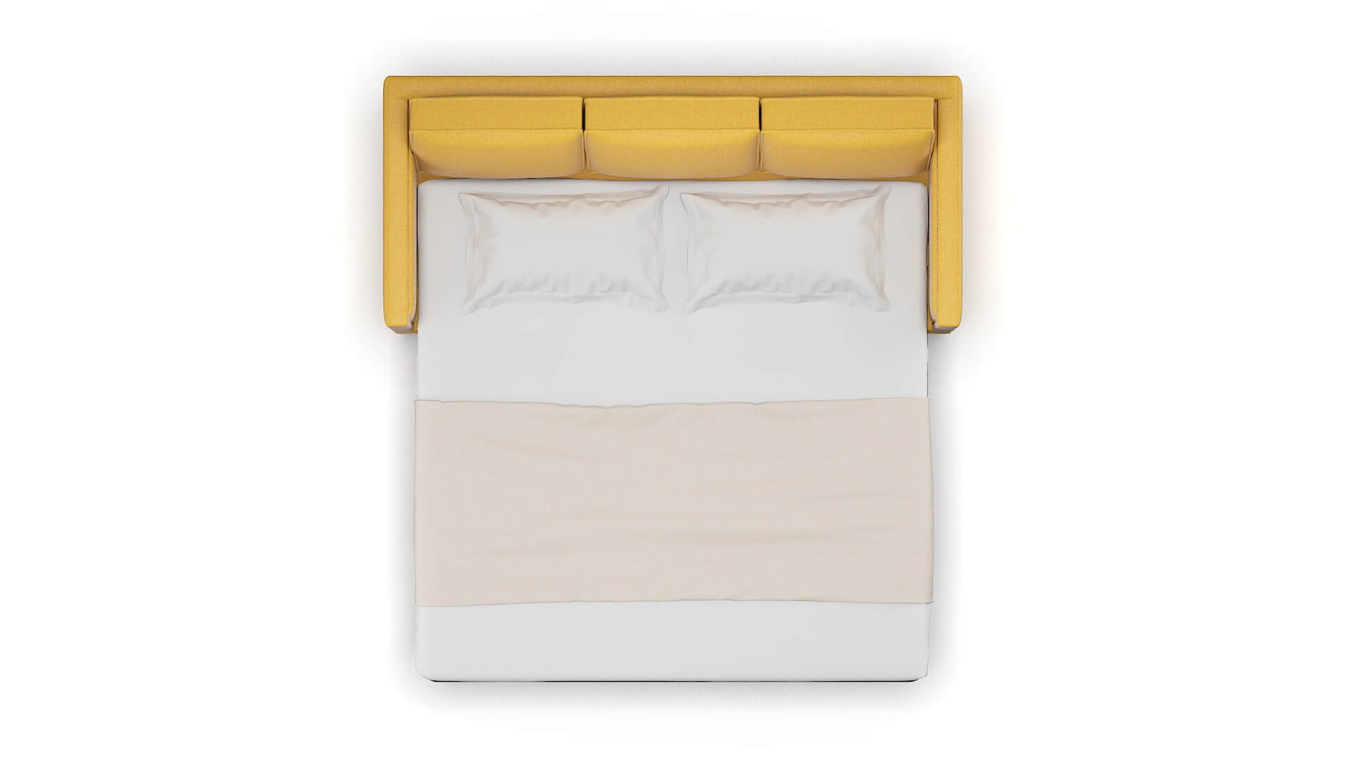 Alps Tess Turmeric Sofa Sleeper Espresso legs 3