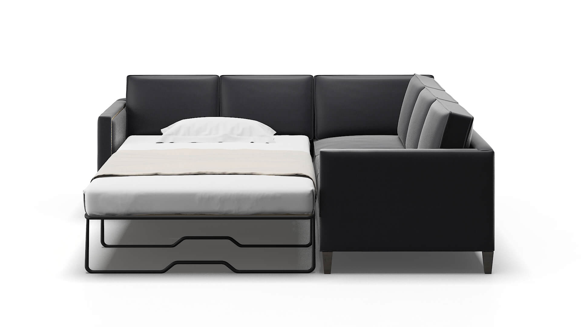 Alps Urban_d Eclipse Sectional Sleeper Espresso legs 1