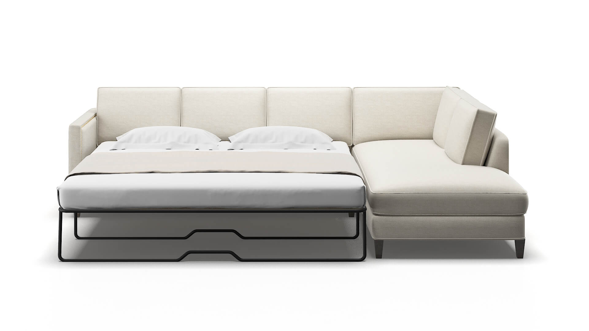 Alps Venus Cream Panel Sleeper Espresso legs 1