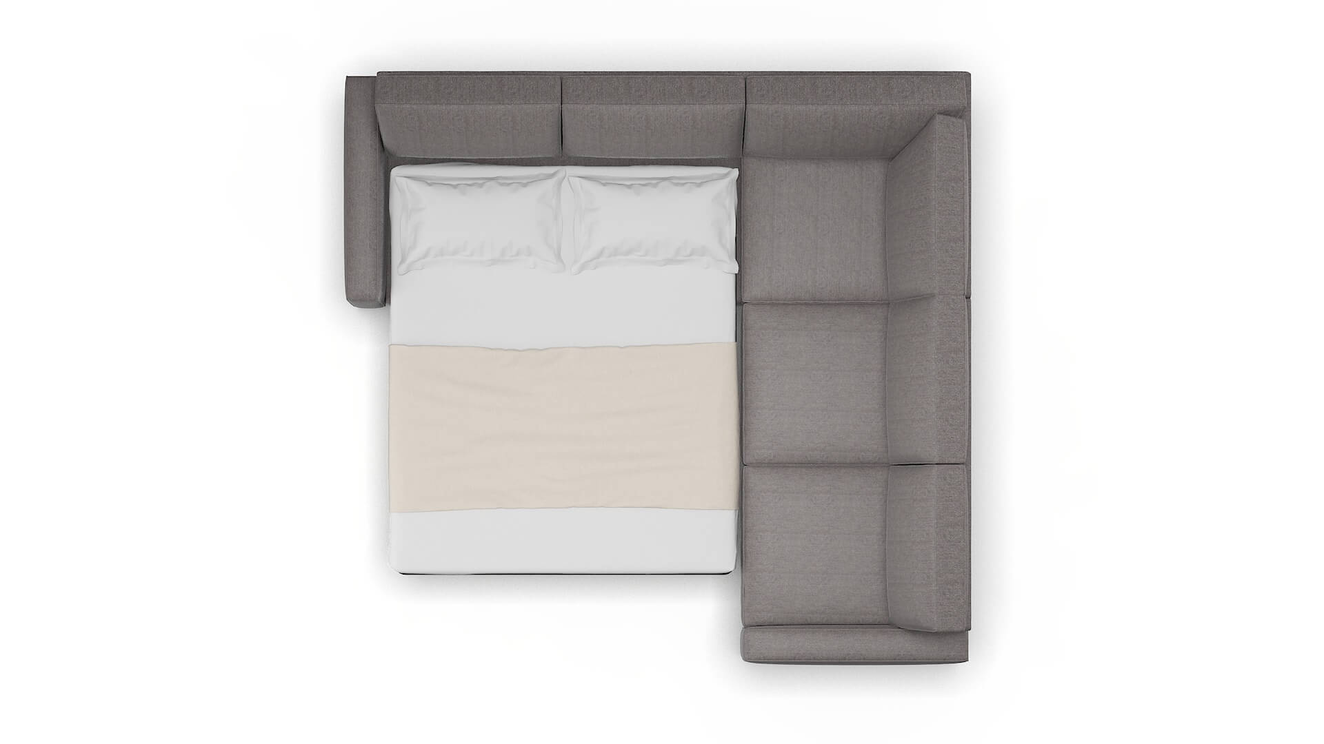 Alton Atlas_plz Silver Sectional Sleeper Espresso legs 3