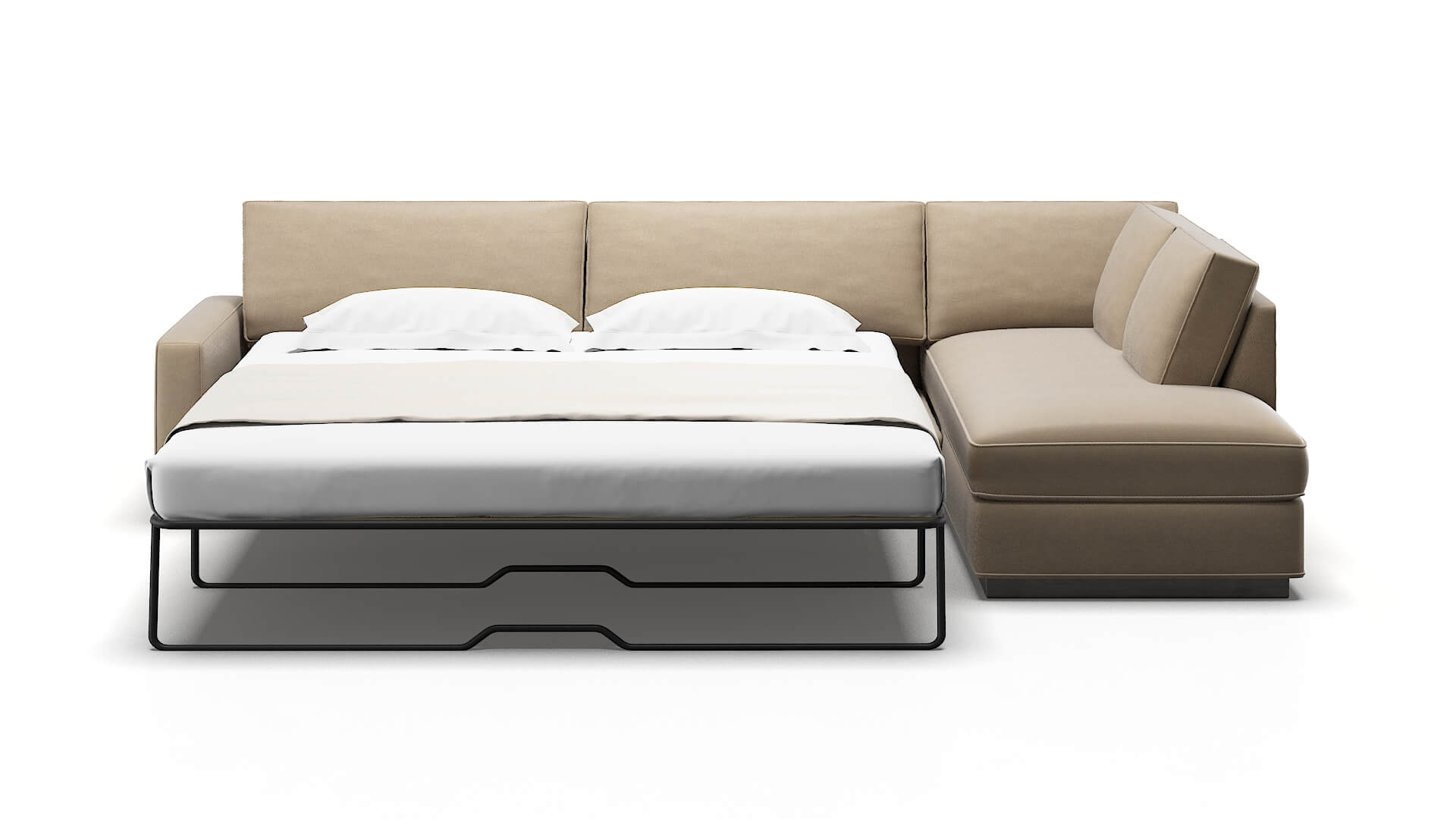 Alton Avenger Driftwood Panel Sleeper Espresso legs 1