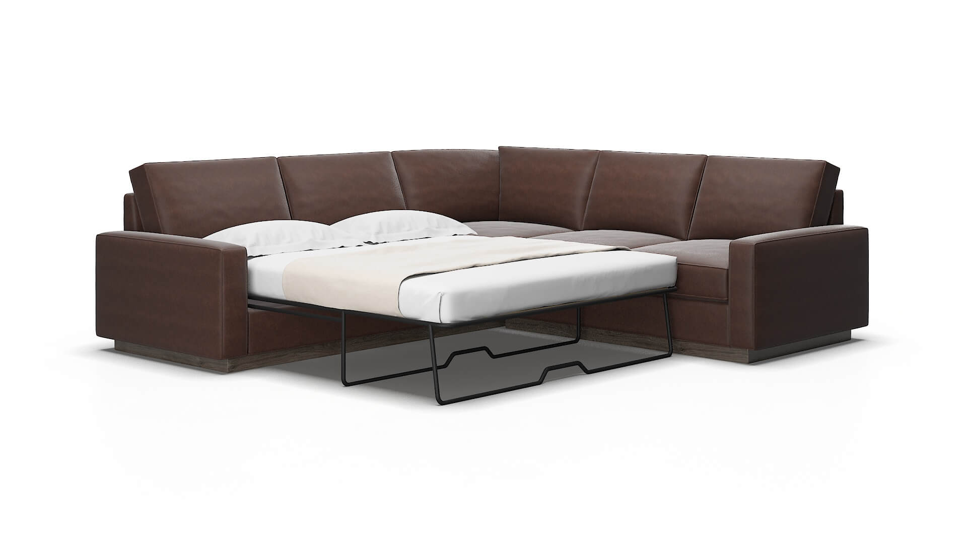 Alton Bella espresso Sectional sleeper Espresso Legs  2