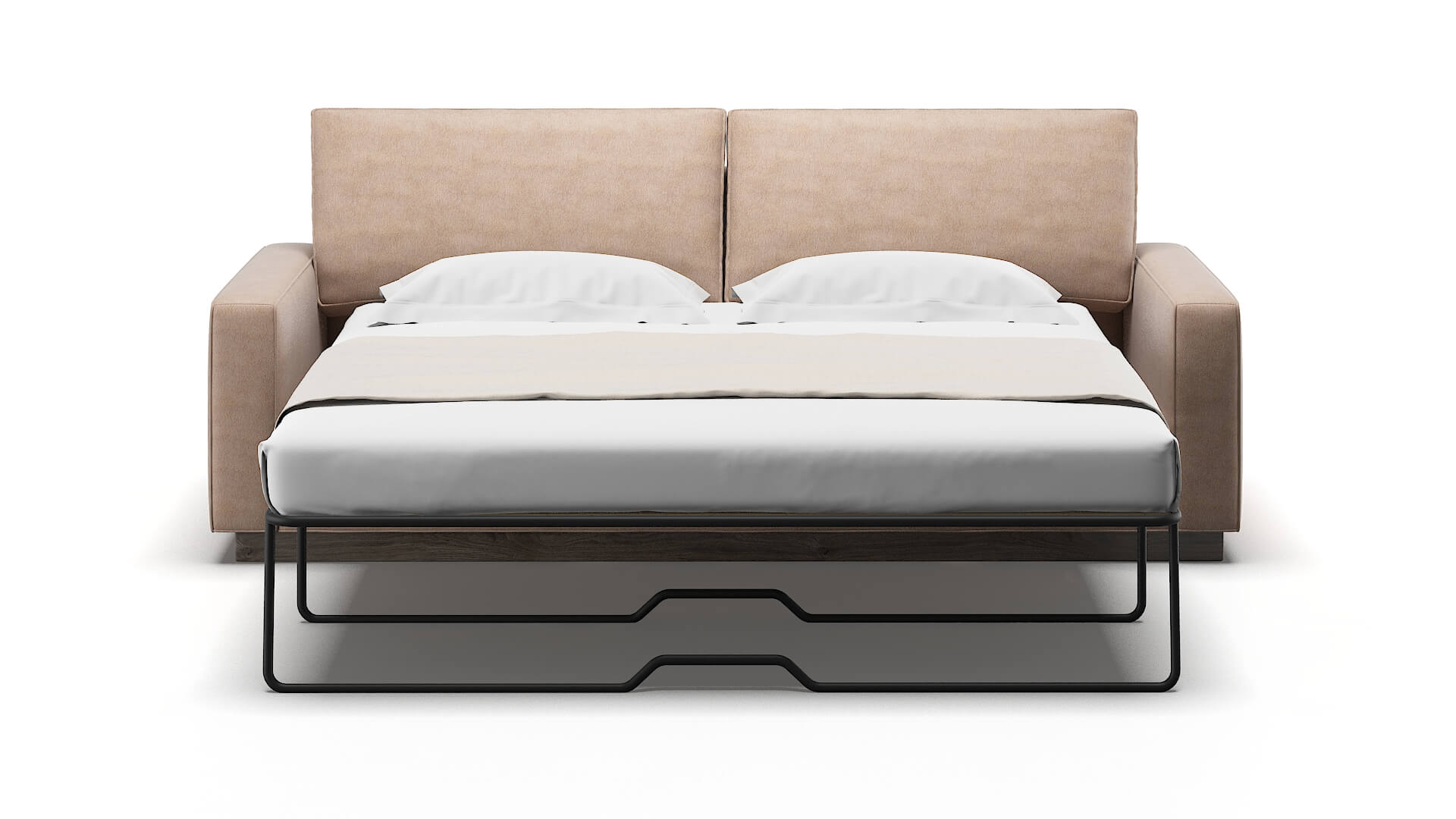 Alton Bella Pewter Sofa Sleeper Espresso legs 1