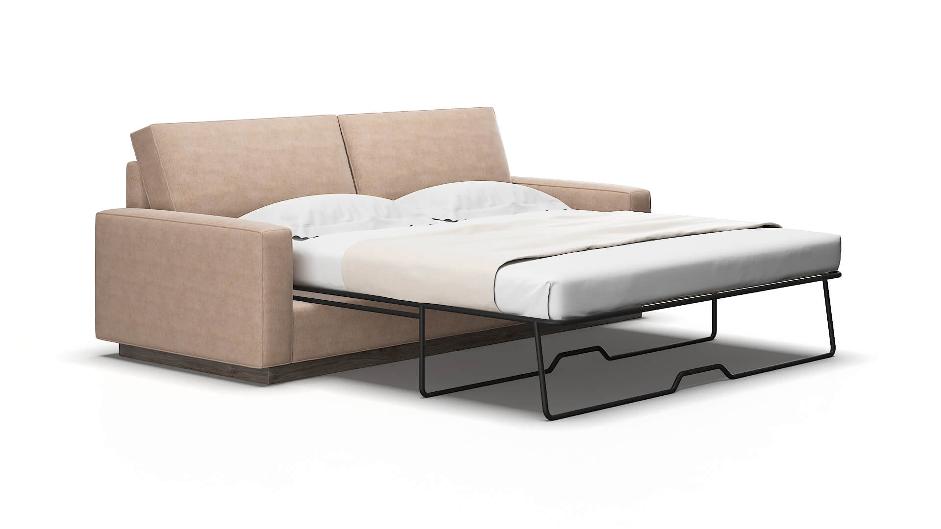 Alton Bella Pewter Sofa Sleeper espresso legs 2