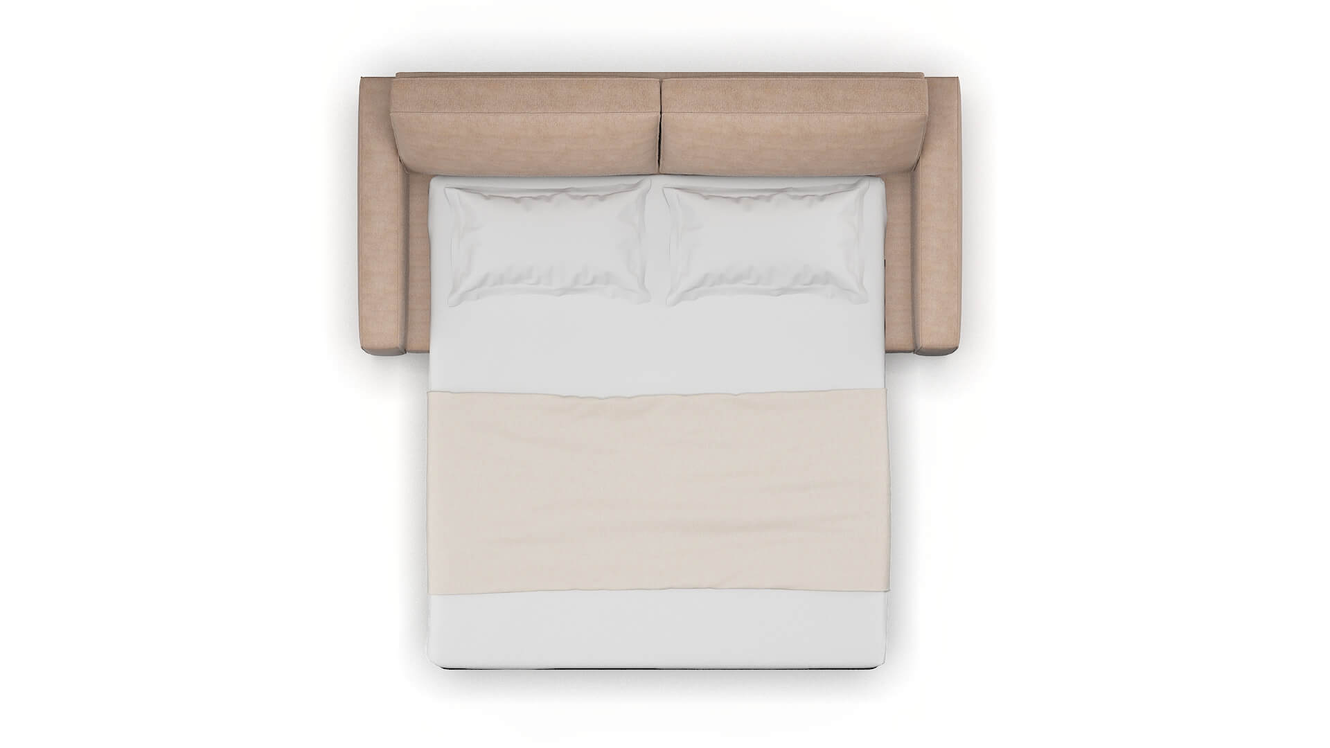 Alton Bella Pewter Sofa Sleeper Espresso legs 3