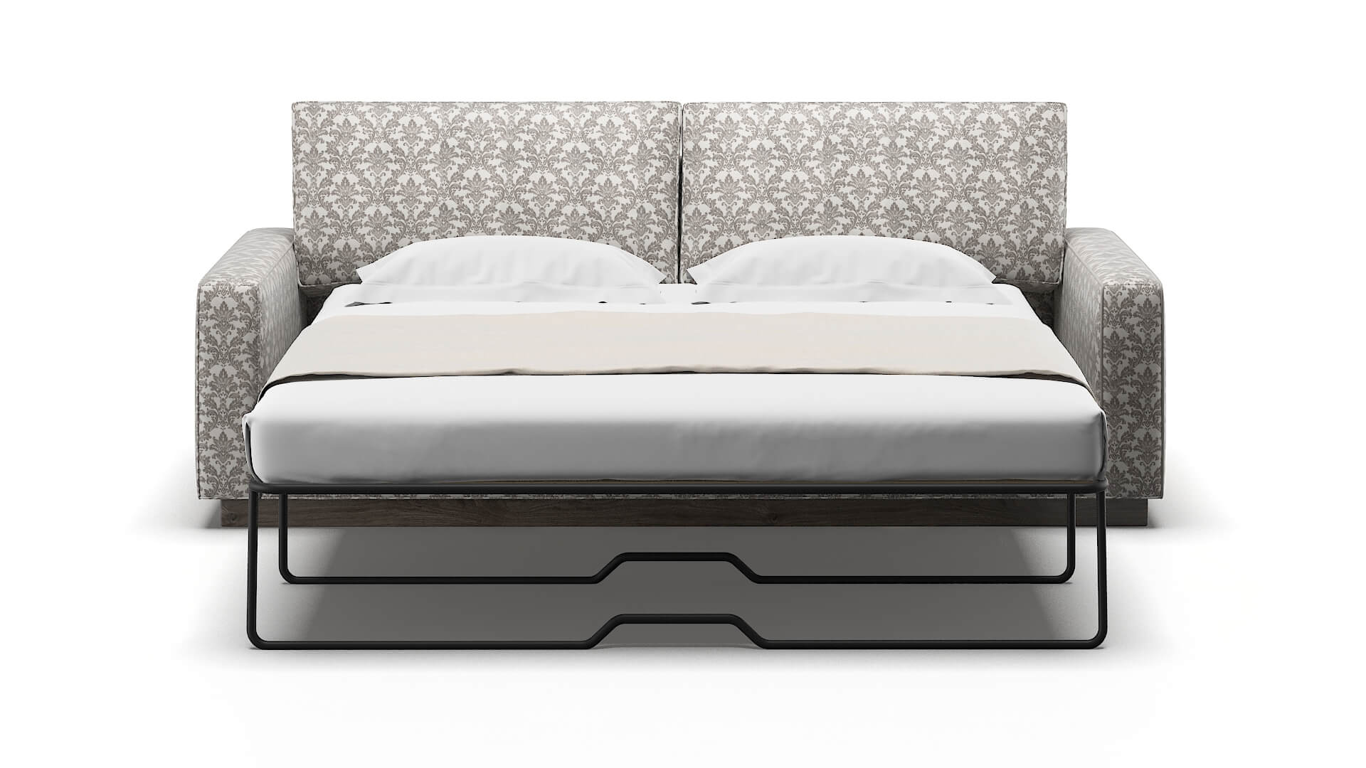 Alton Bergamo Dove Sofa Sleeper Espresso legs 1