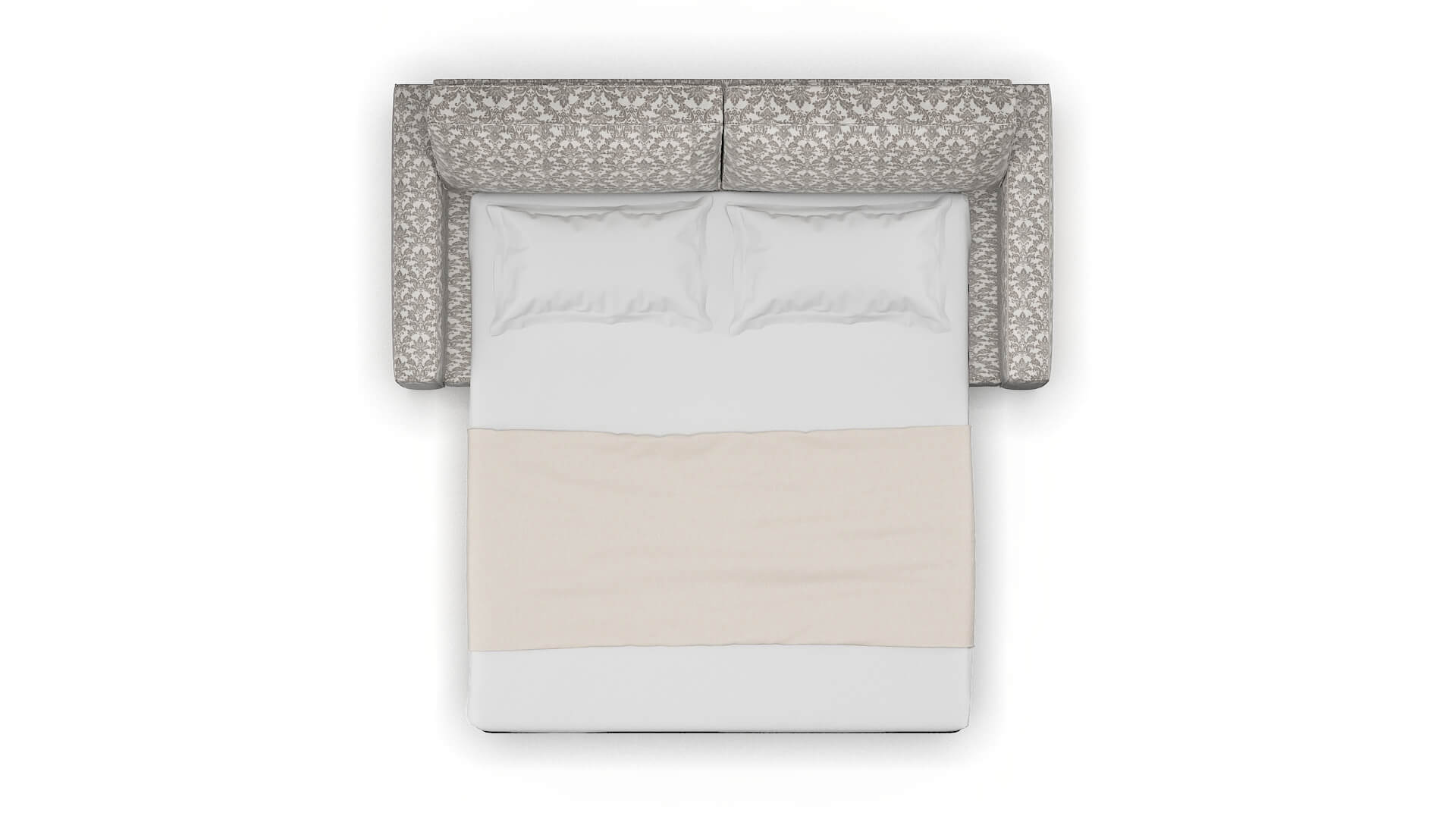 Alton Bergamo Dove Sofa Sleeper Espresso legs 3