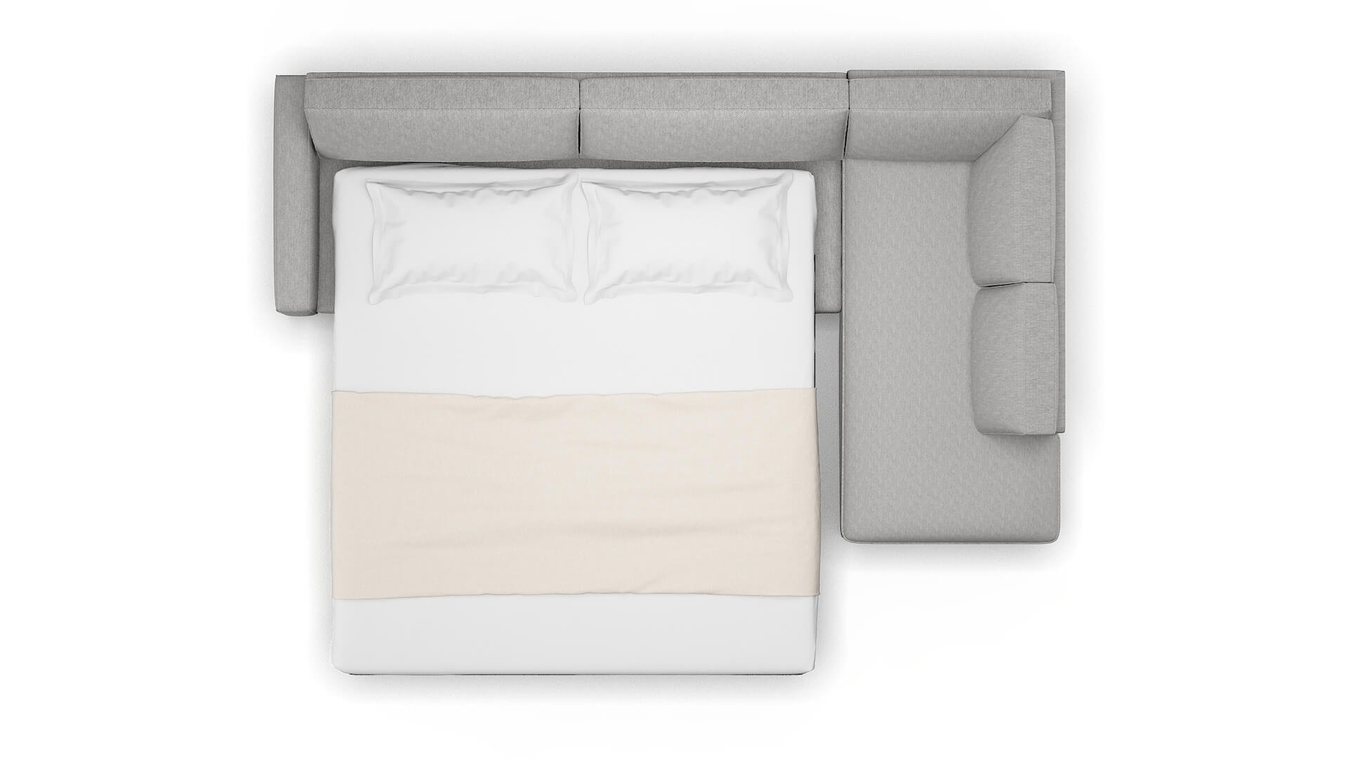 Alton Bungalow Graphite Panel Sleeper Espresso legs 3