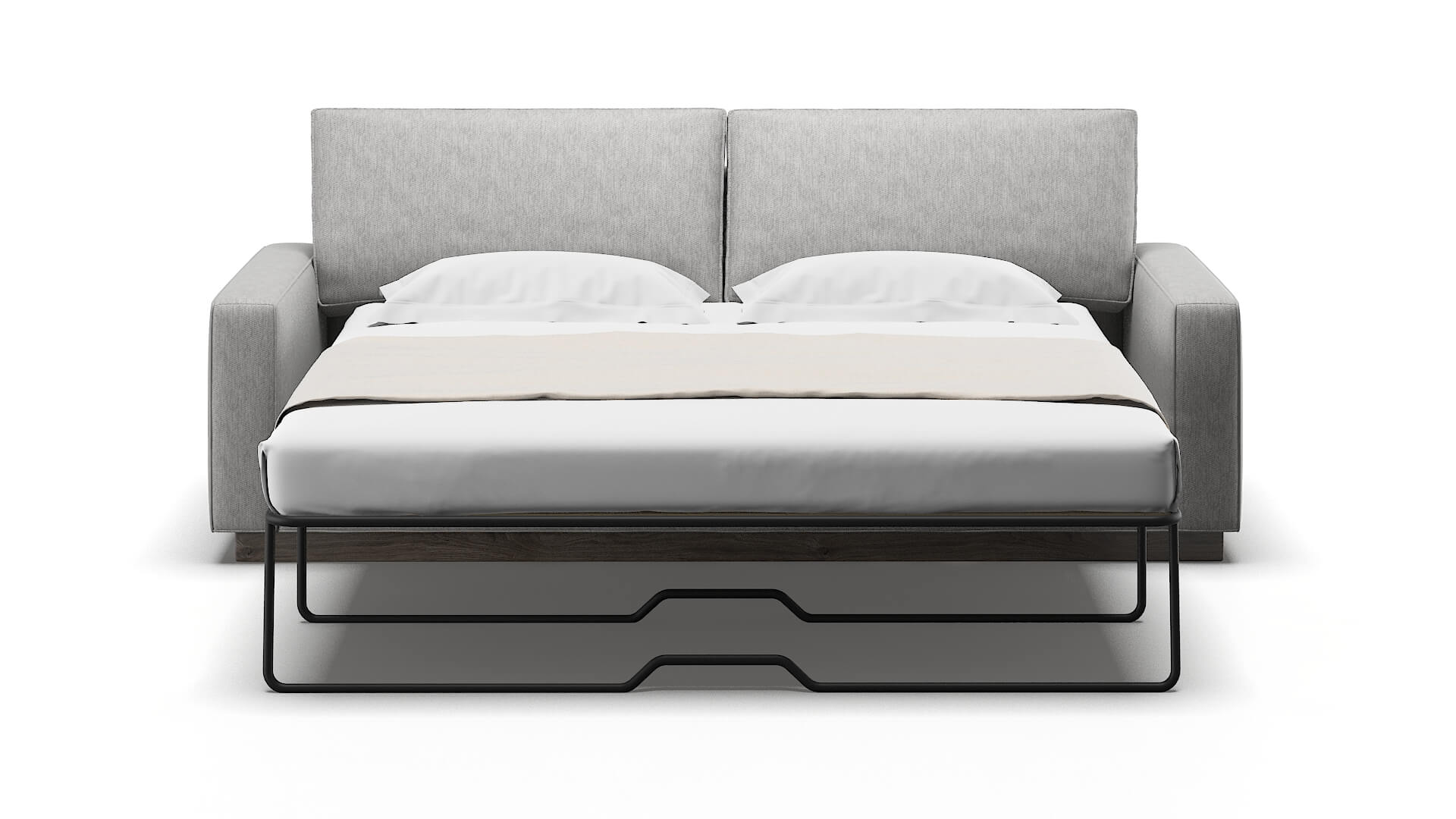 Alton Bungalow Graphite Sofa Sleeper Espresso legs 1