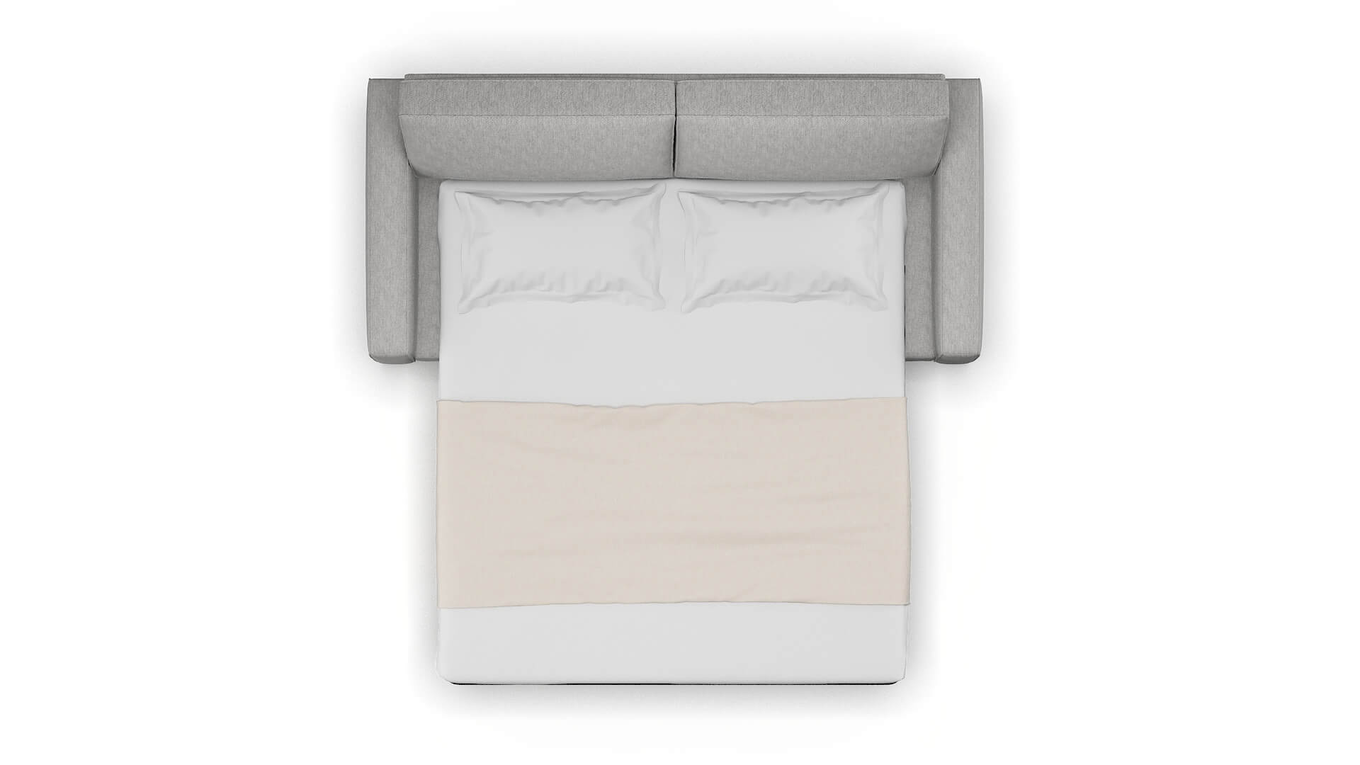 Alton Bungalow Graphite Sofa Sleeper Espresso legs 3