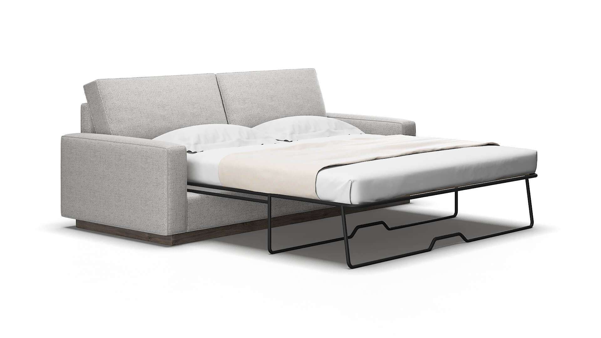 Alton Catalina Silver Sofa Sleeper espresso legs 2