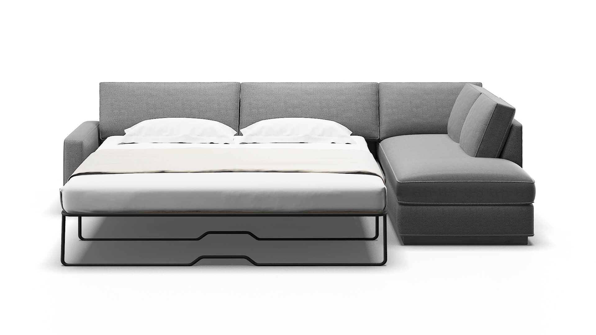 Alton Catalina Steel Panel Sleeper Espresso legs 1