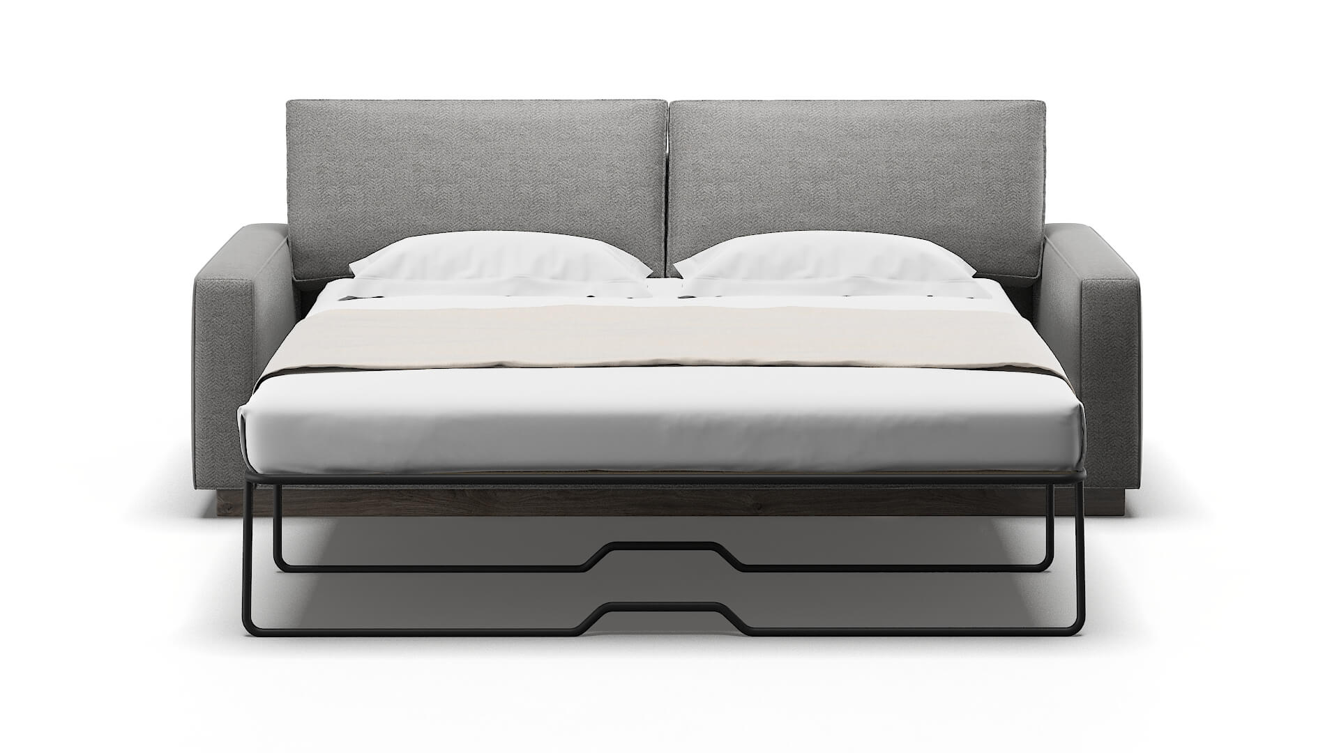 Alton Catalina Steel Sofa Sleeper Espresso legs 1