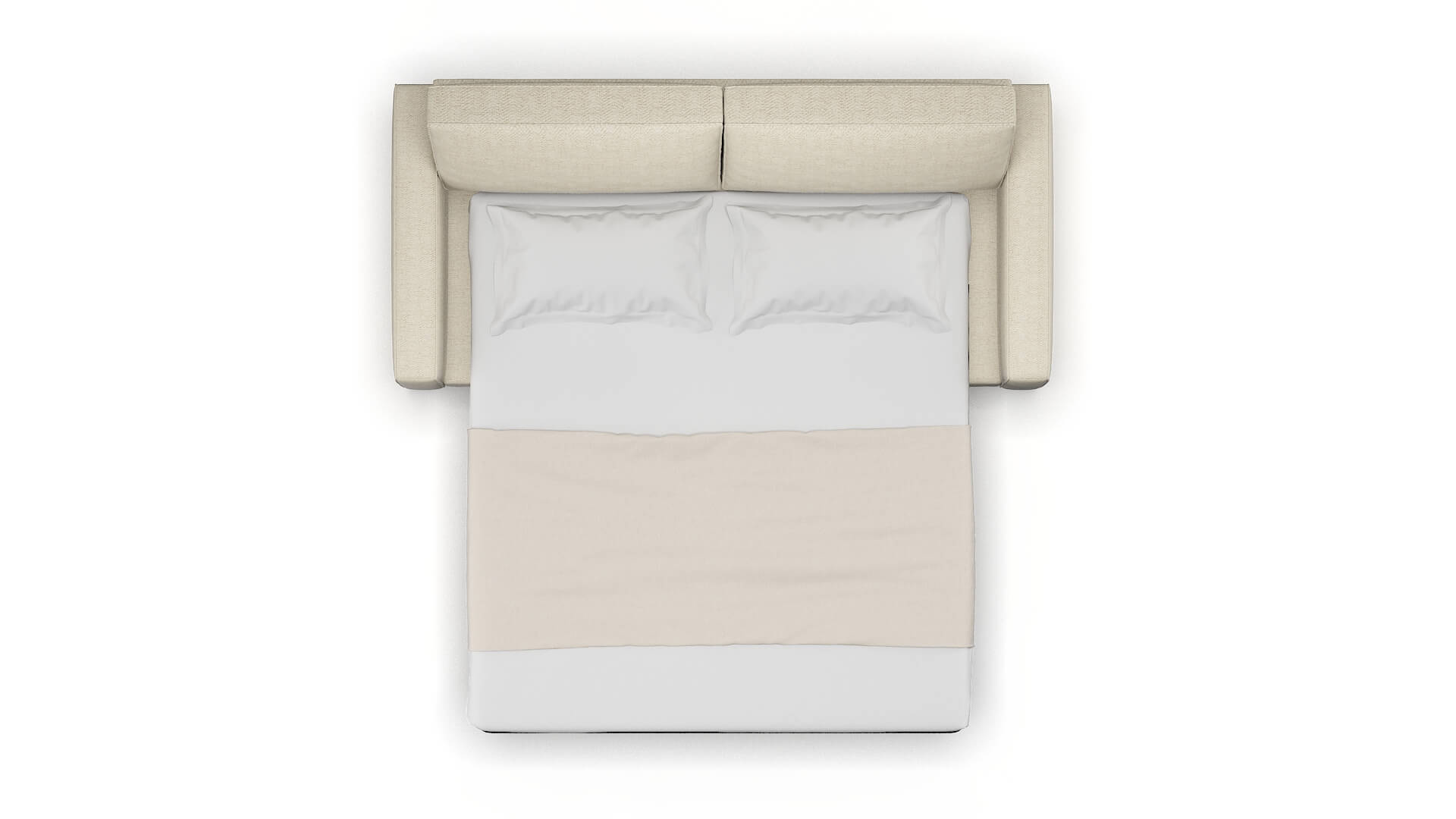 Alton Catalina Wheat Sofa Sleeper Espresso legs 3