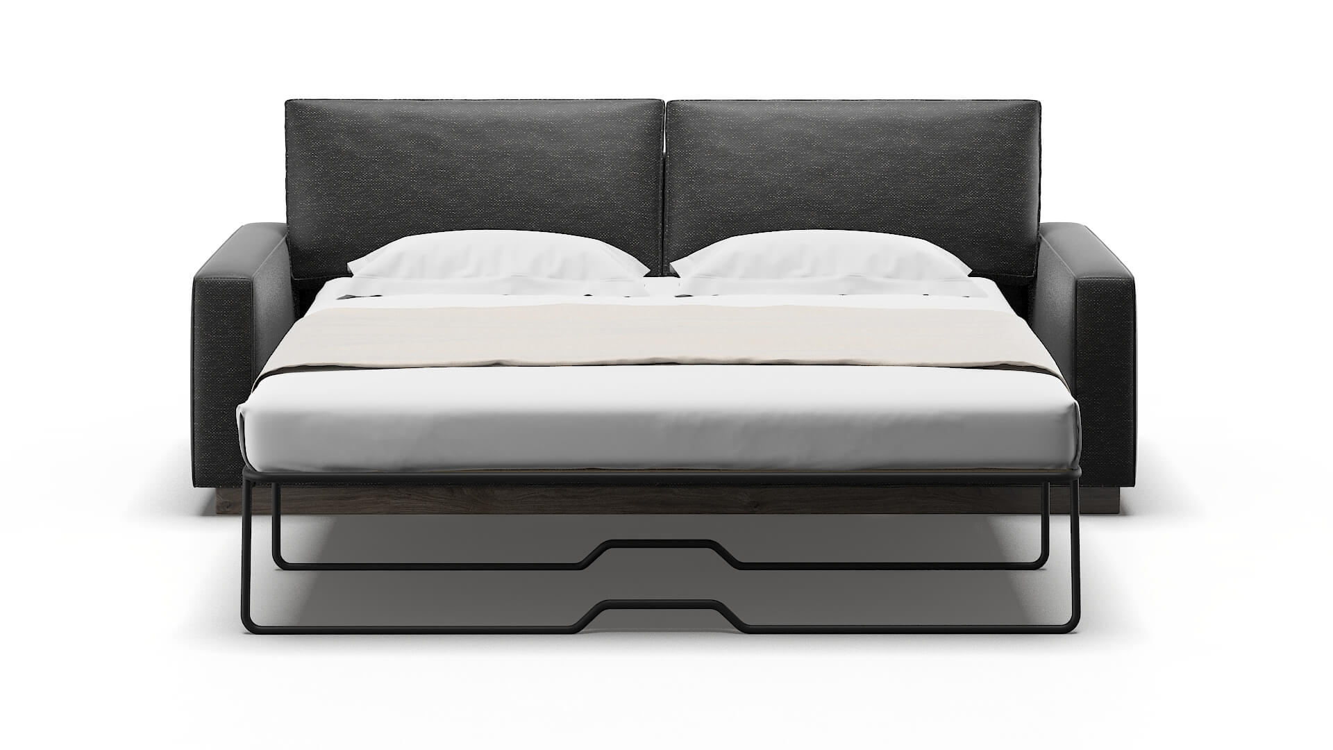 Alton Chance Denim Sofa Sleeper Espresso legs 1