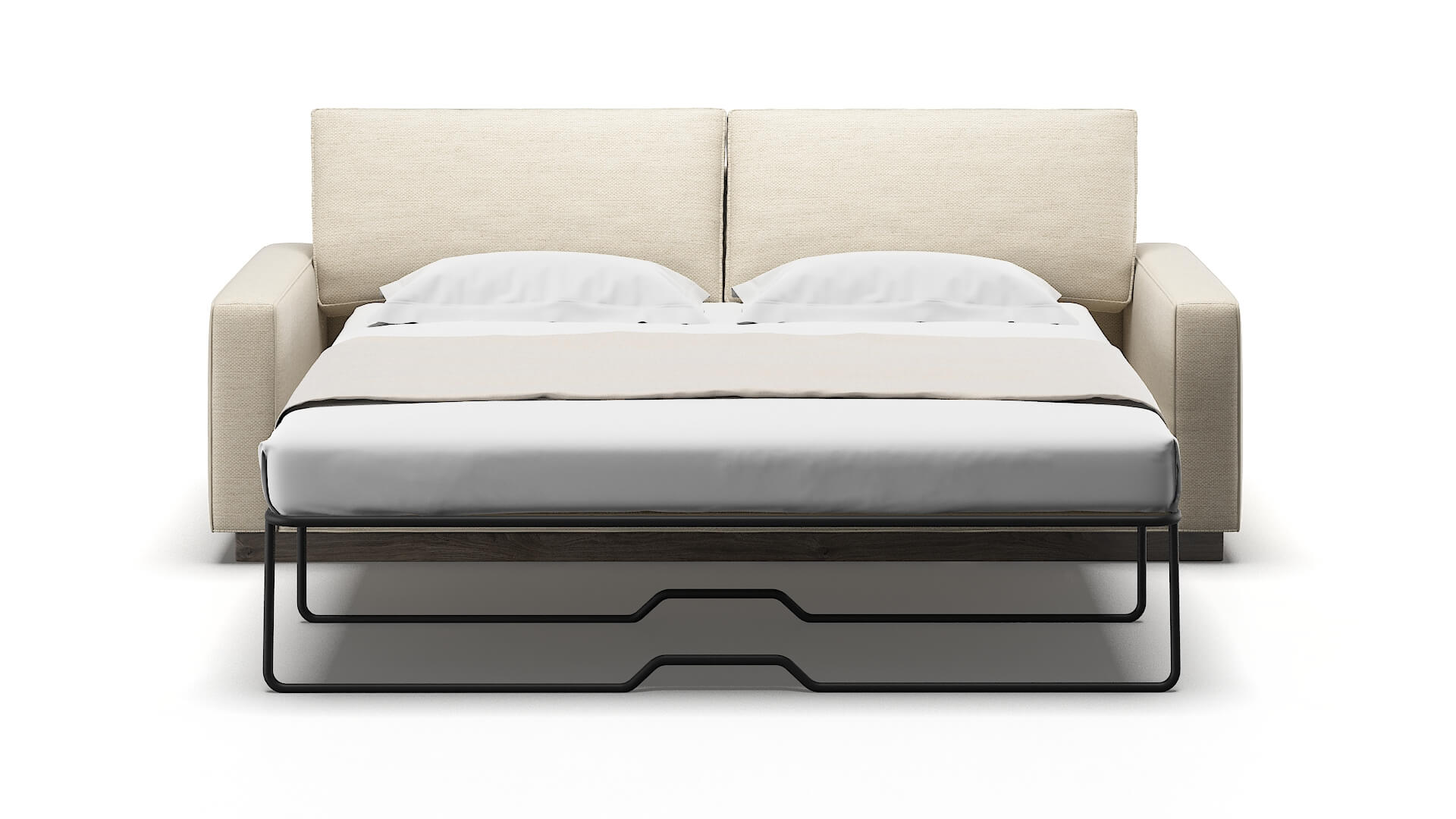 Alton Chance Sand Sofa Sleeper Espresso legs 1