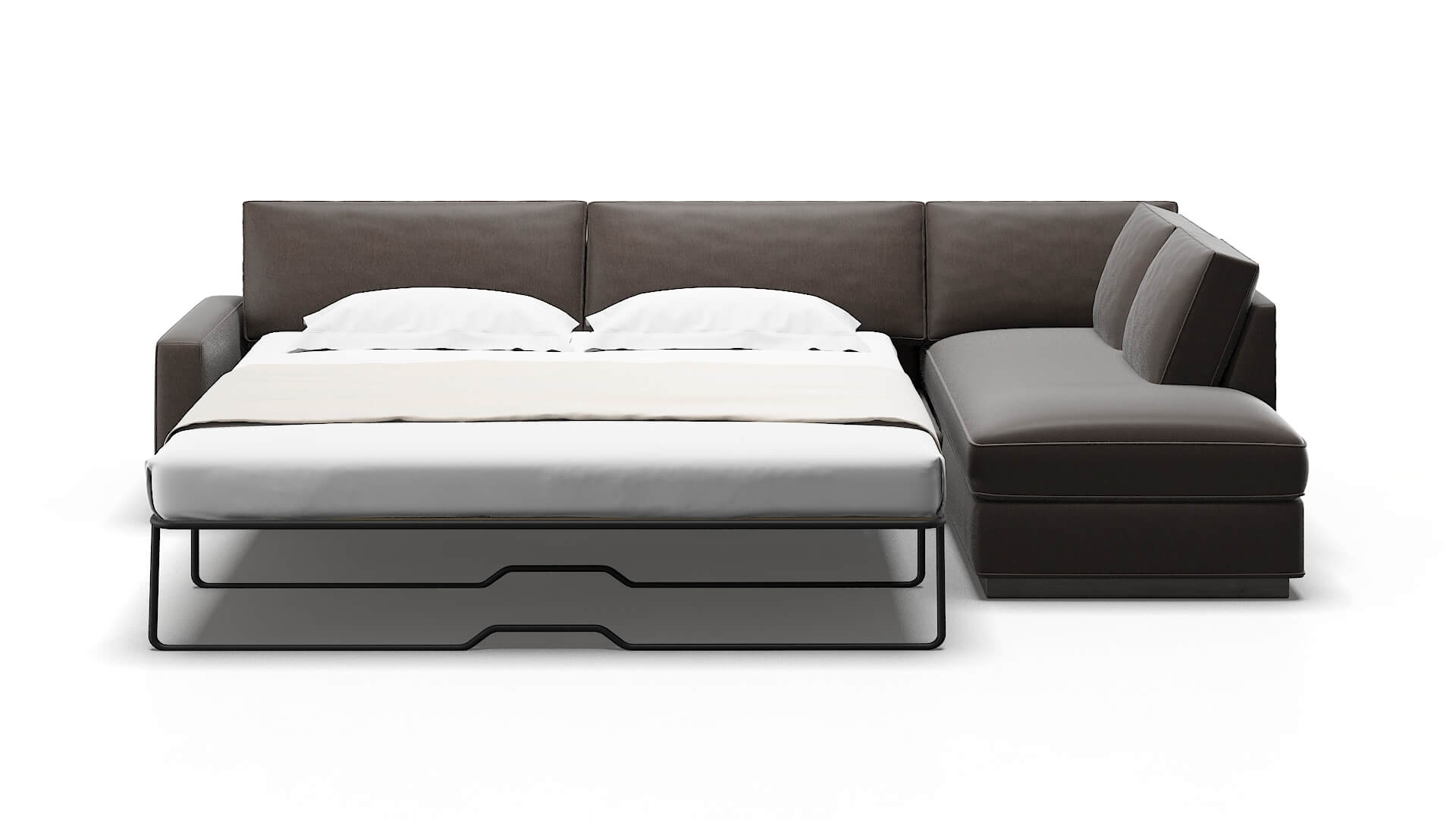 Alton Cosmo Chocolate Panel Sleeper Espresso legs 1