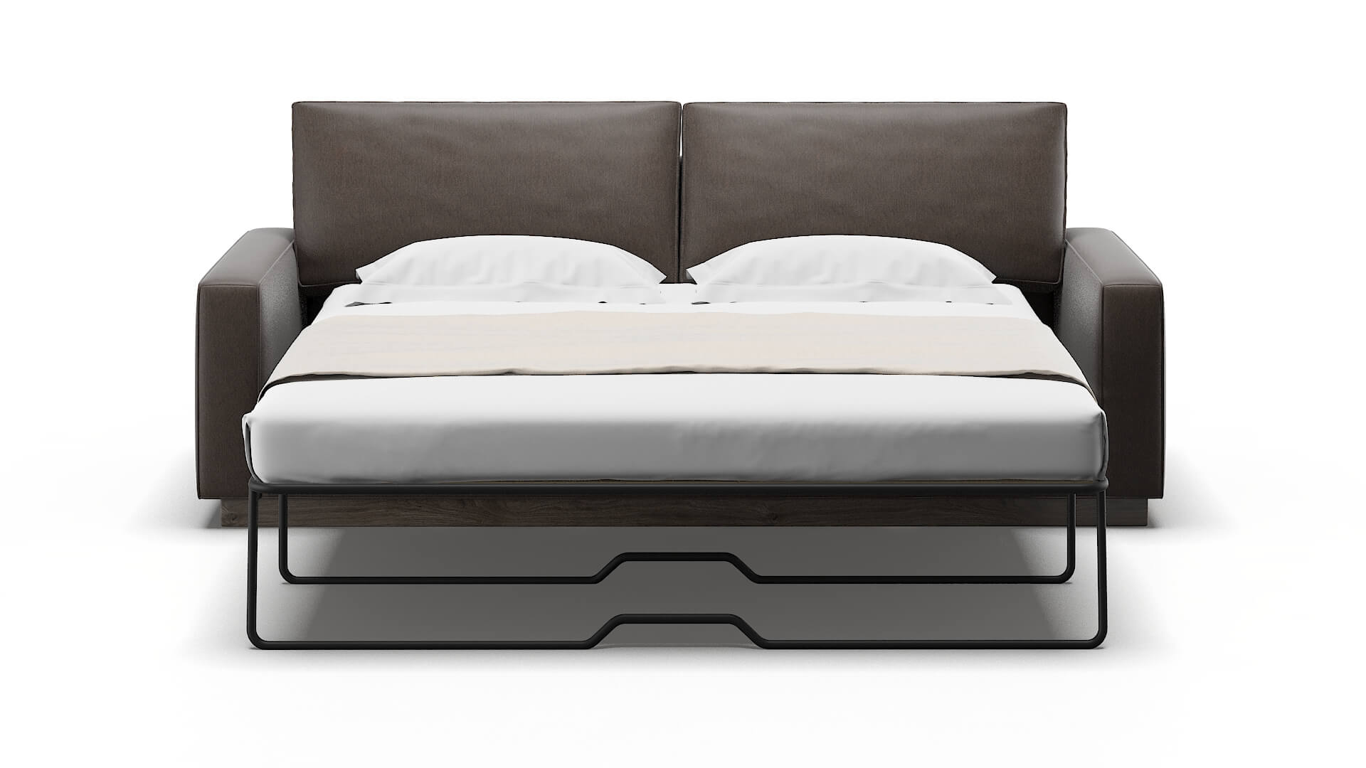 Alton Cosmo Chocolate Sofa Sleeper Espresso legs 1