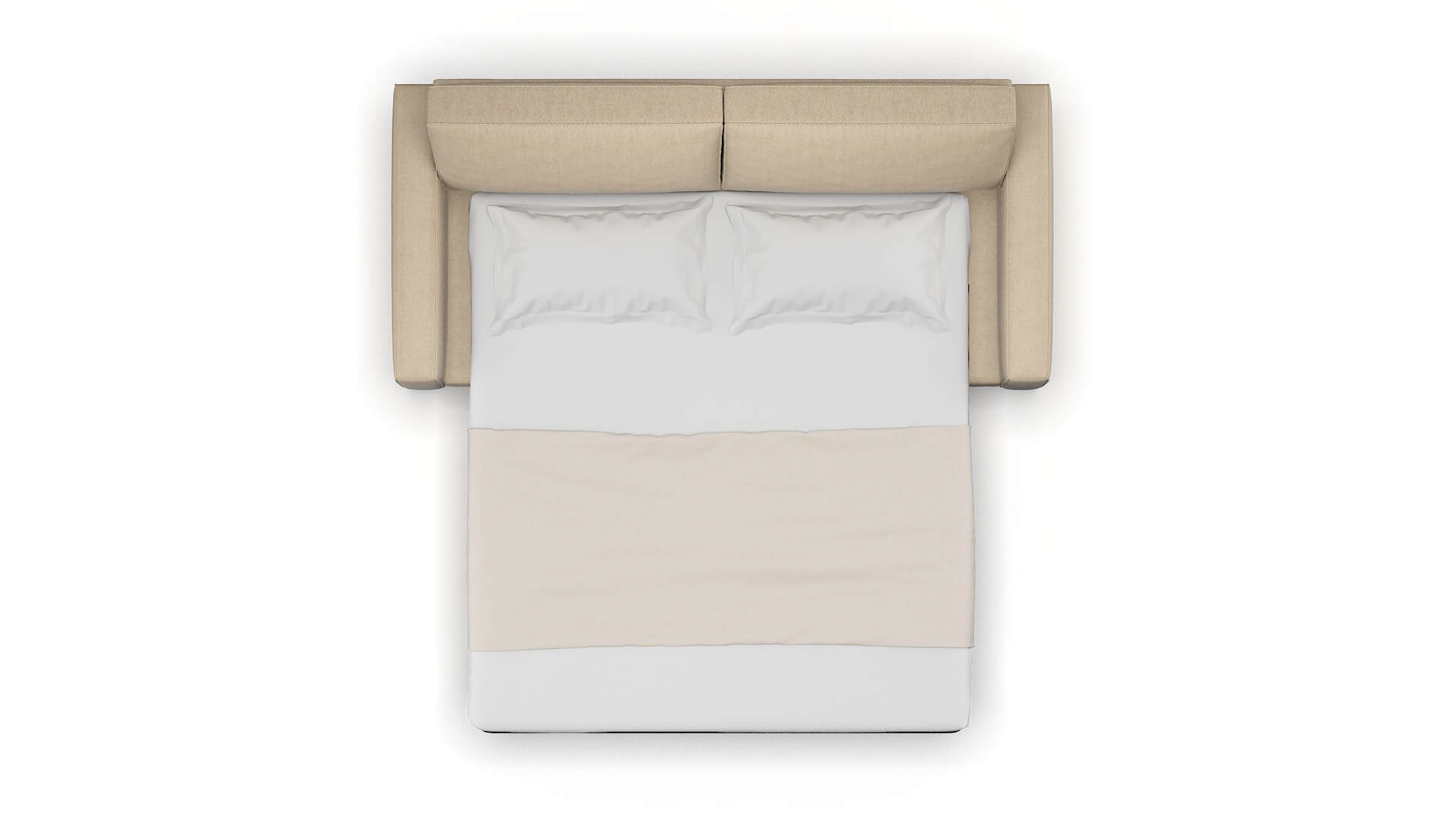 Alton Cosmo Fawn Sofa Sleeper Espresso legs 3