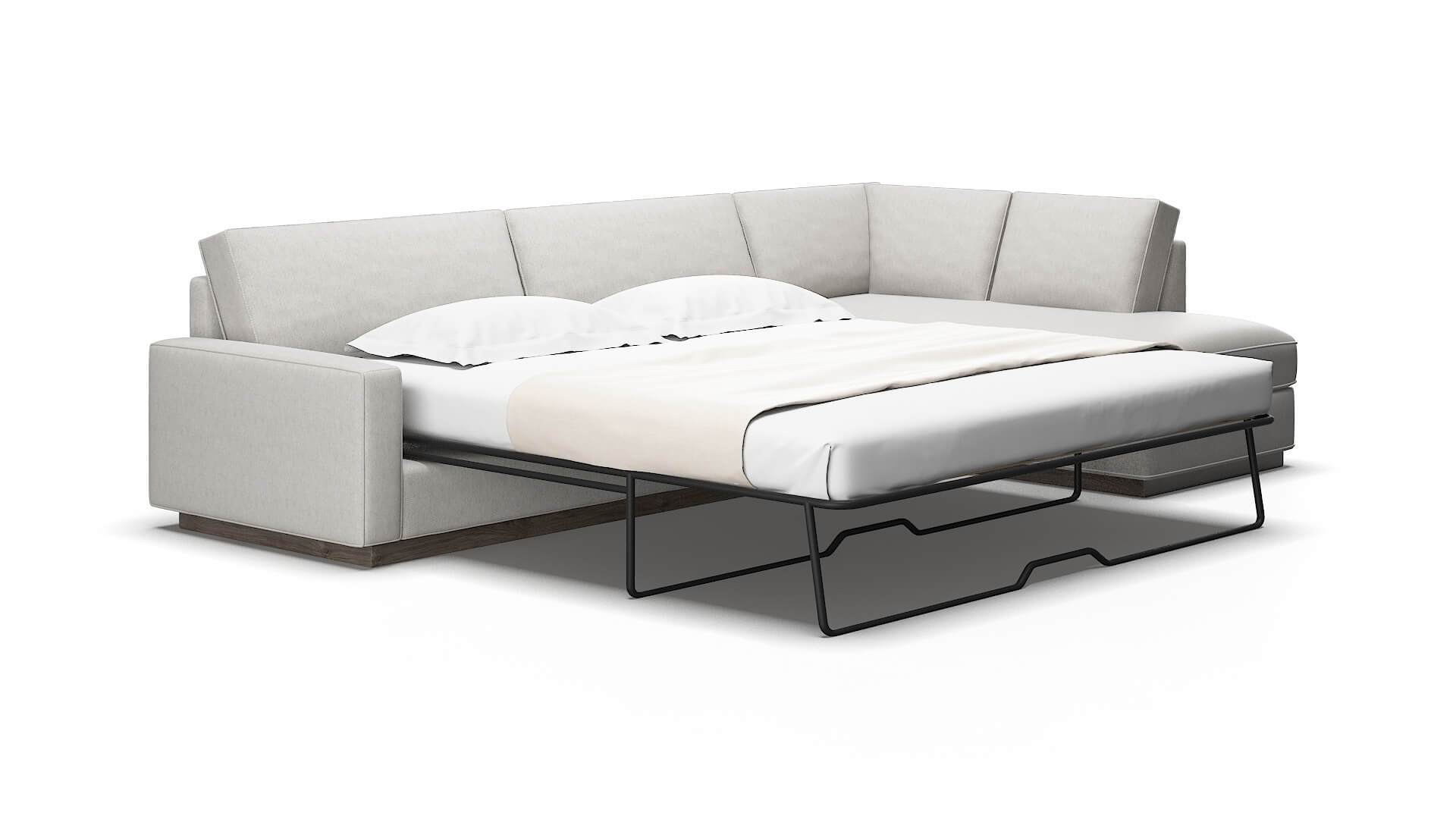 Alton Cosmo silver Panel sleeper Espresso Legs  2