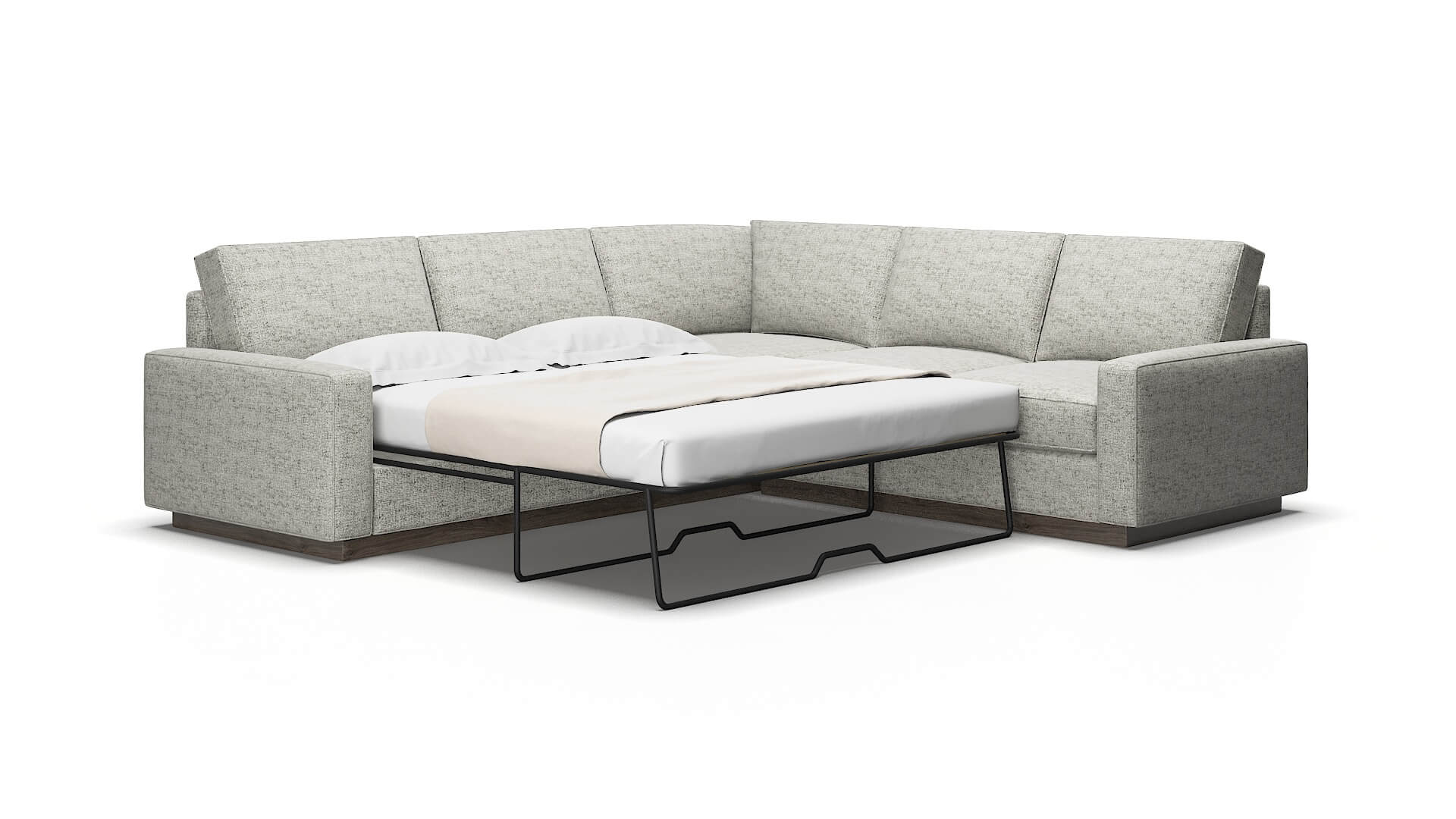 Alton Derby ash Sectional sleeper Espresso Legs  2