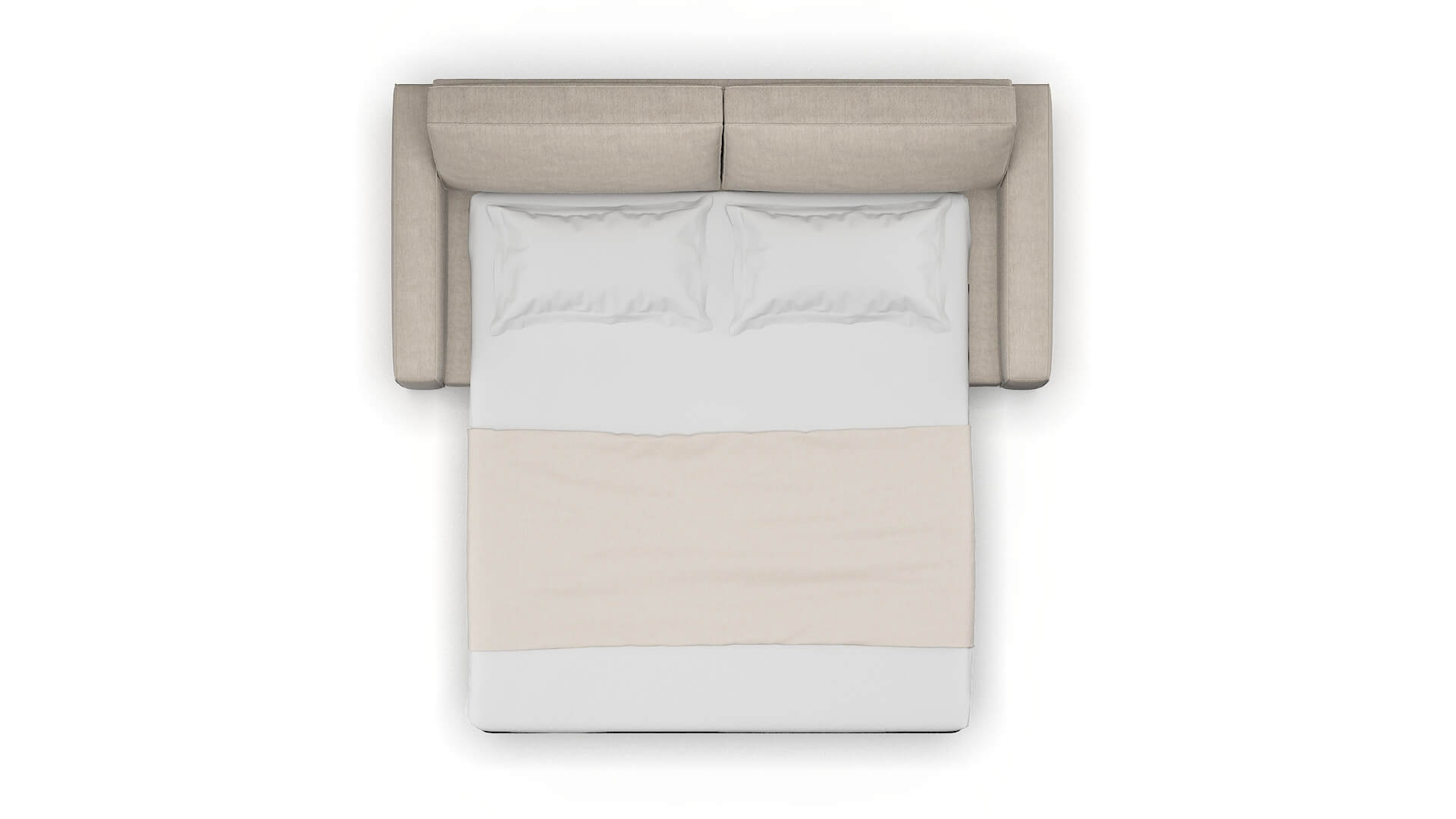 Alton Derby Linen Sofa Sleeper Espresso legs 3