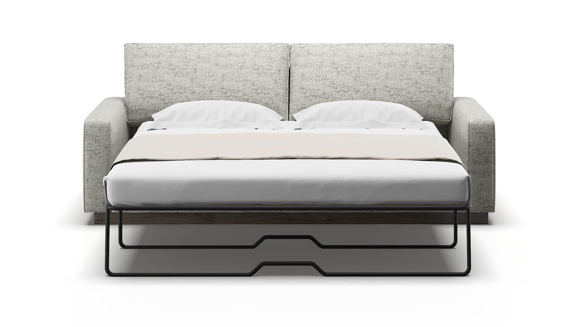 Alton Derby Silver Sofa Sleeper Espresso legs 1