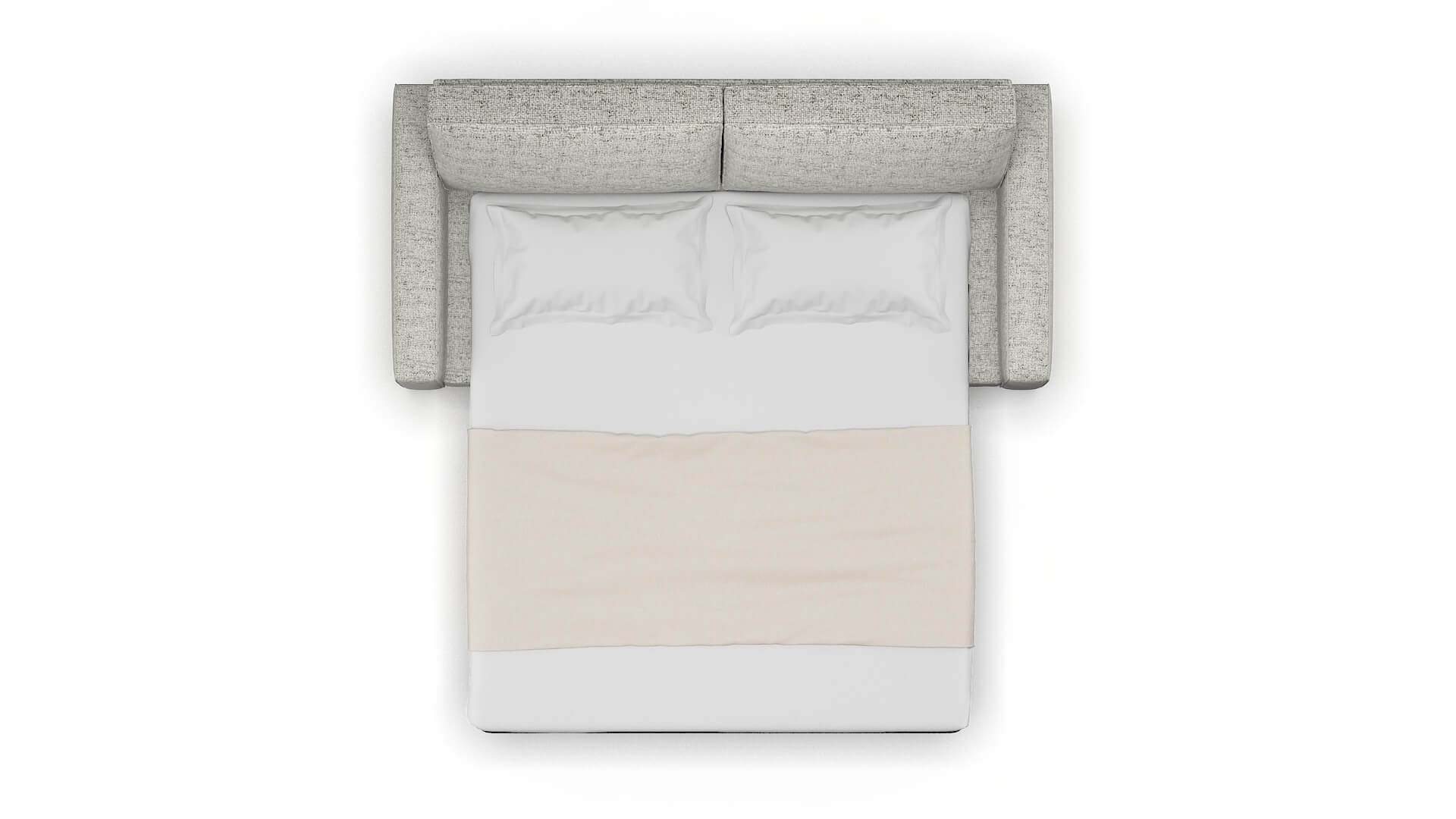 Alton Derby Silver Sofa Sleeper Espresso legs 3