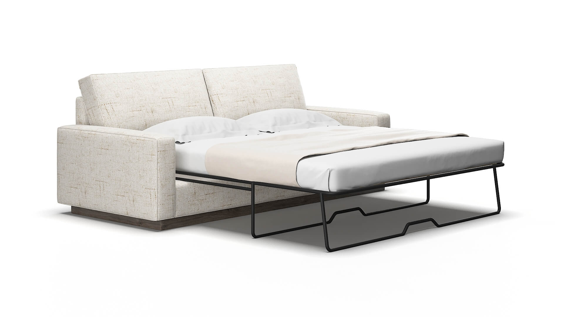 Alton Derby taupe Sofa sleeper Espresso Legs  2