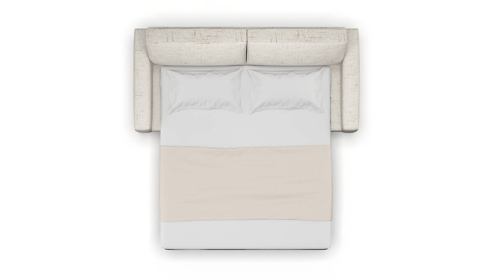 Alton Derby Taupe Sofa Sleeper Espresso legs 3