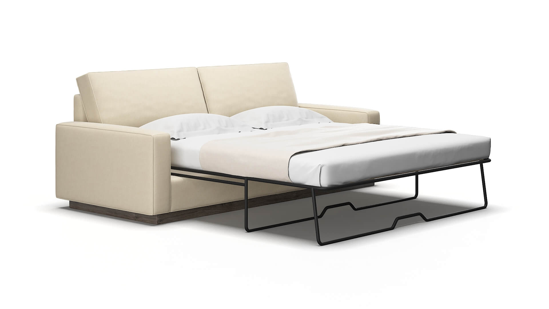 Alton Dream_d almond Sofa sleeper Espresso Legs  2