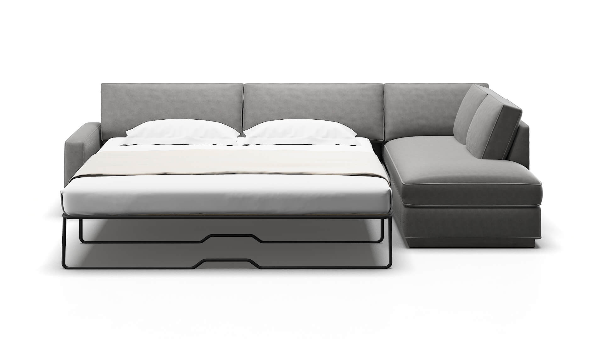 Alton Dream_d Charcoal Panel Sleeper Espresso legs 1