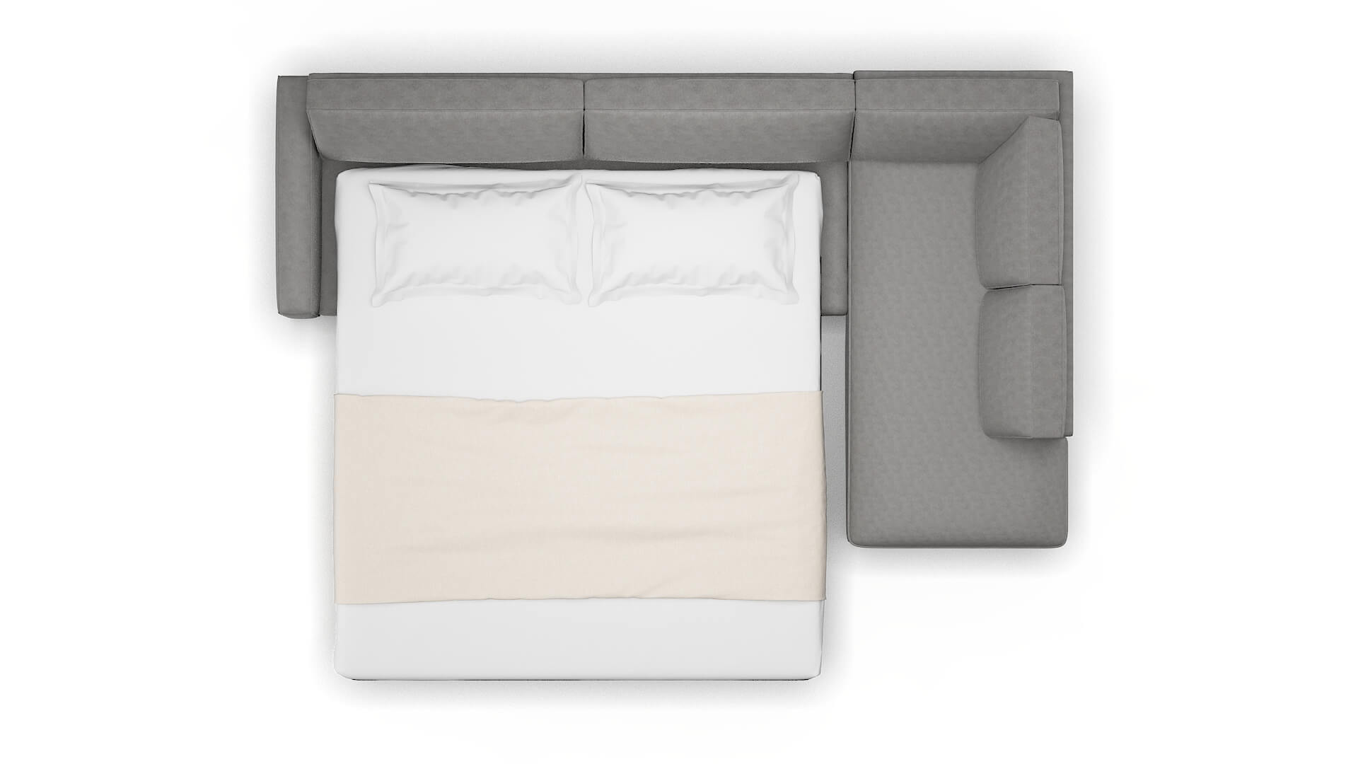 Alton Dream_d Charcoal Panel Sleeper Espresso legs 3