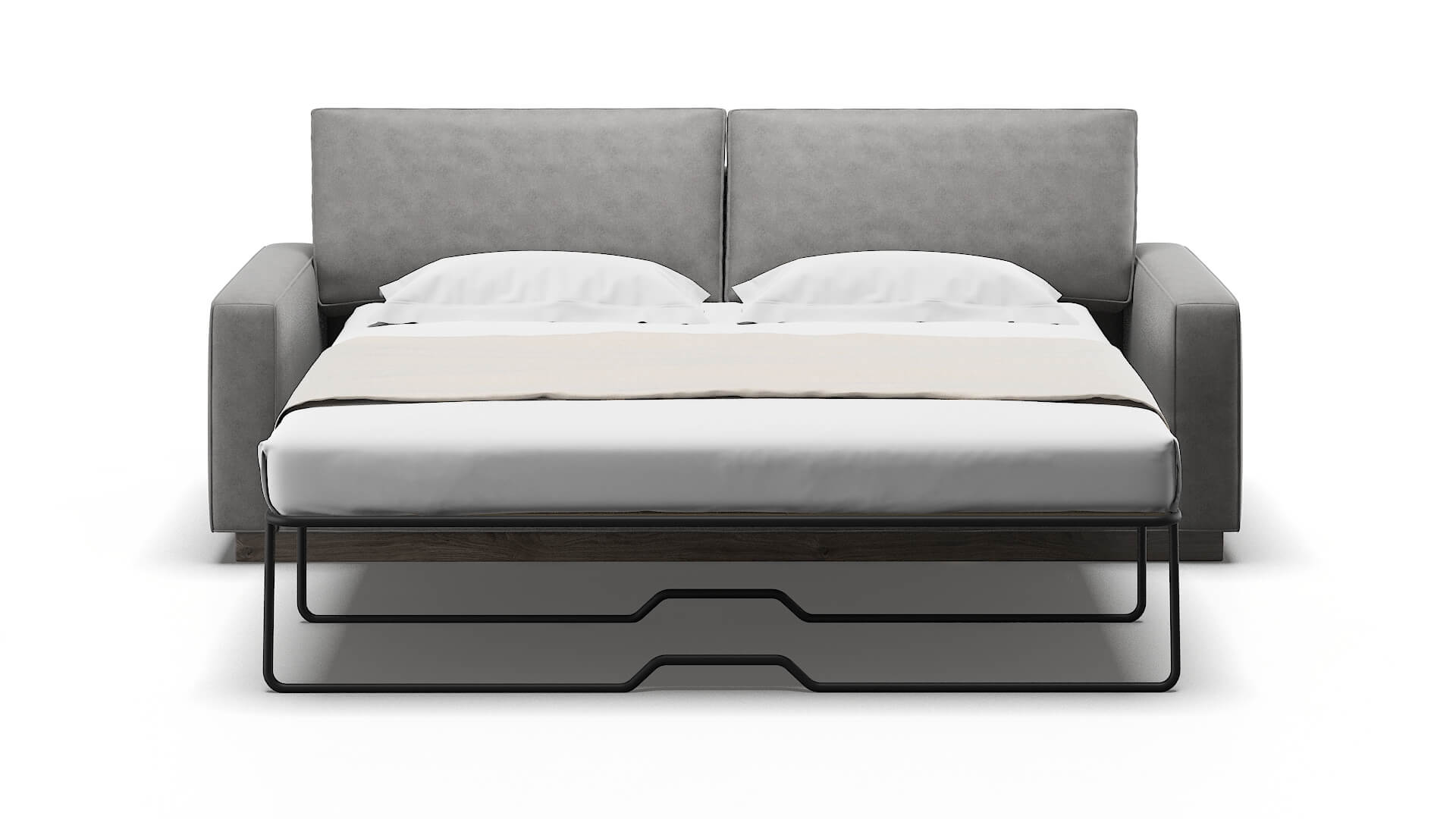 Alton Dream_d Charcoal Sofa Sleeper Espresso legs 1